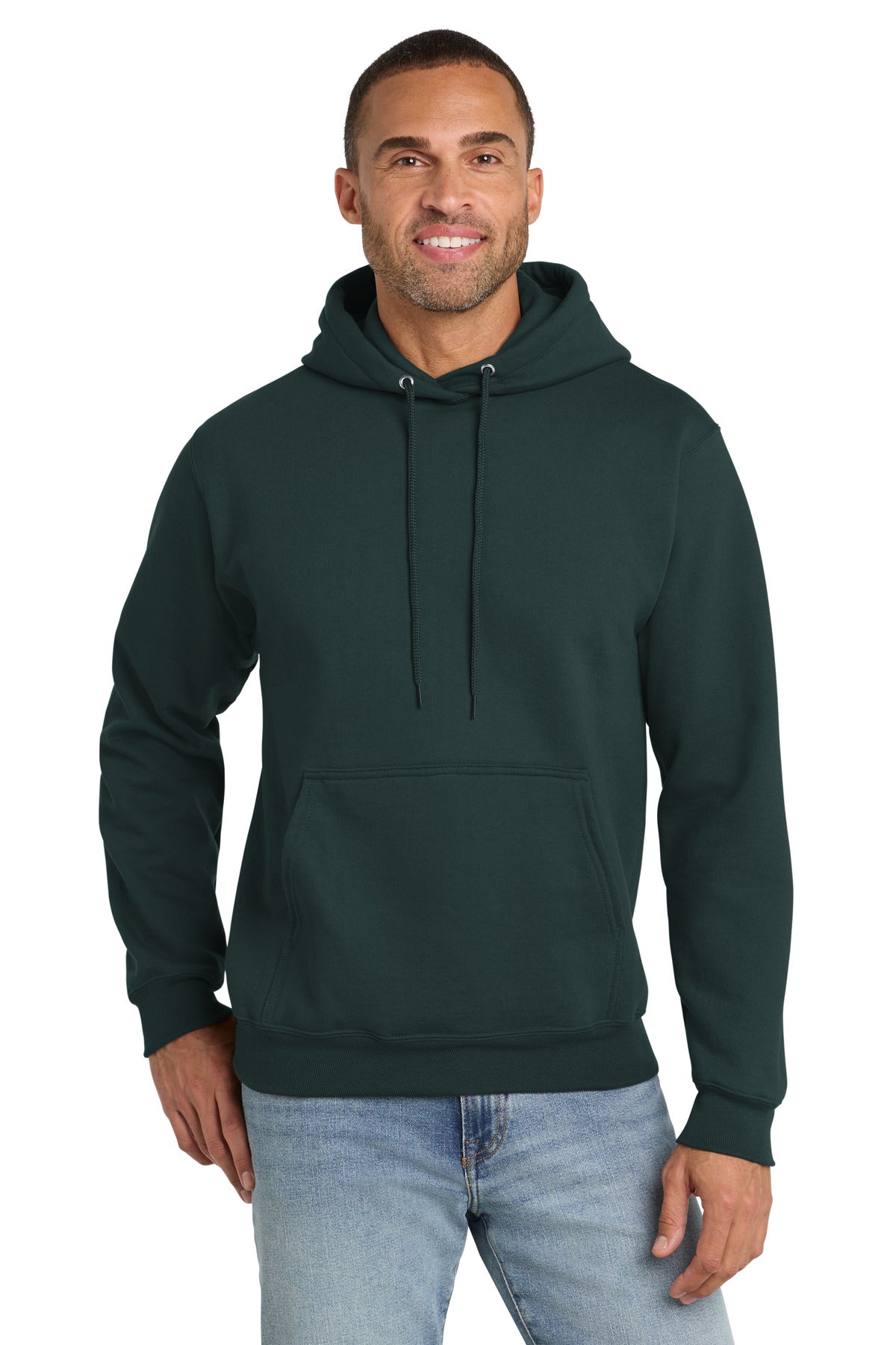 Custom Embroidery or DTF Print - Port & Co ™  Essential Fleece Pullover Hooded Sweatshirt.  PC90H