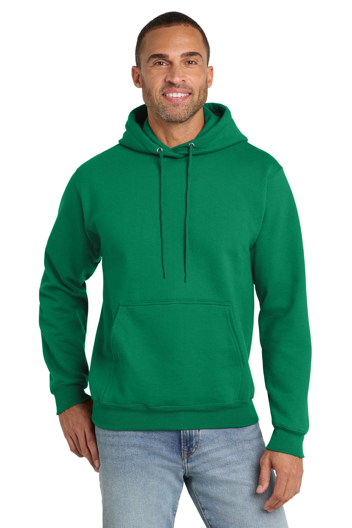 Custom Embroidered or DTF Print on Port & Co ™  Essential Fleece Pullover Hooded Sweatshirt.  PC90H