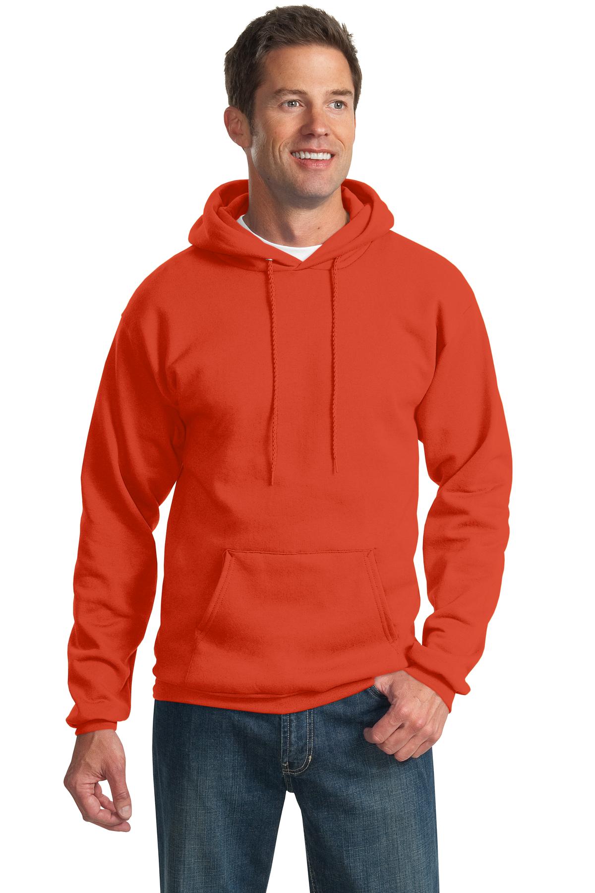 Custom Embroidered - Port & Company® -  Essential Fleece Pullover Hooded Sweatshirt.  PC90H