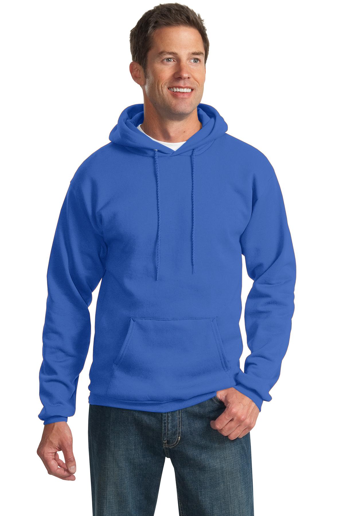 Custom Embroidered - Port & Company® -  Essential Fleece Pullover Hooded Sweatshirt.  PC90H