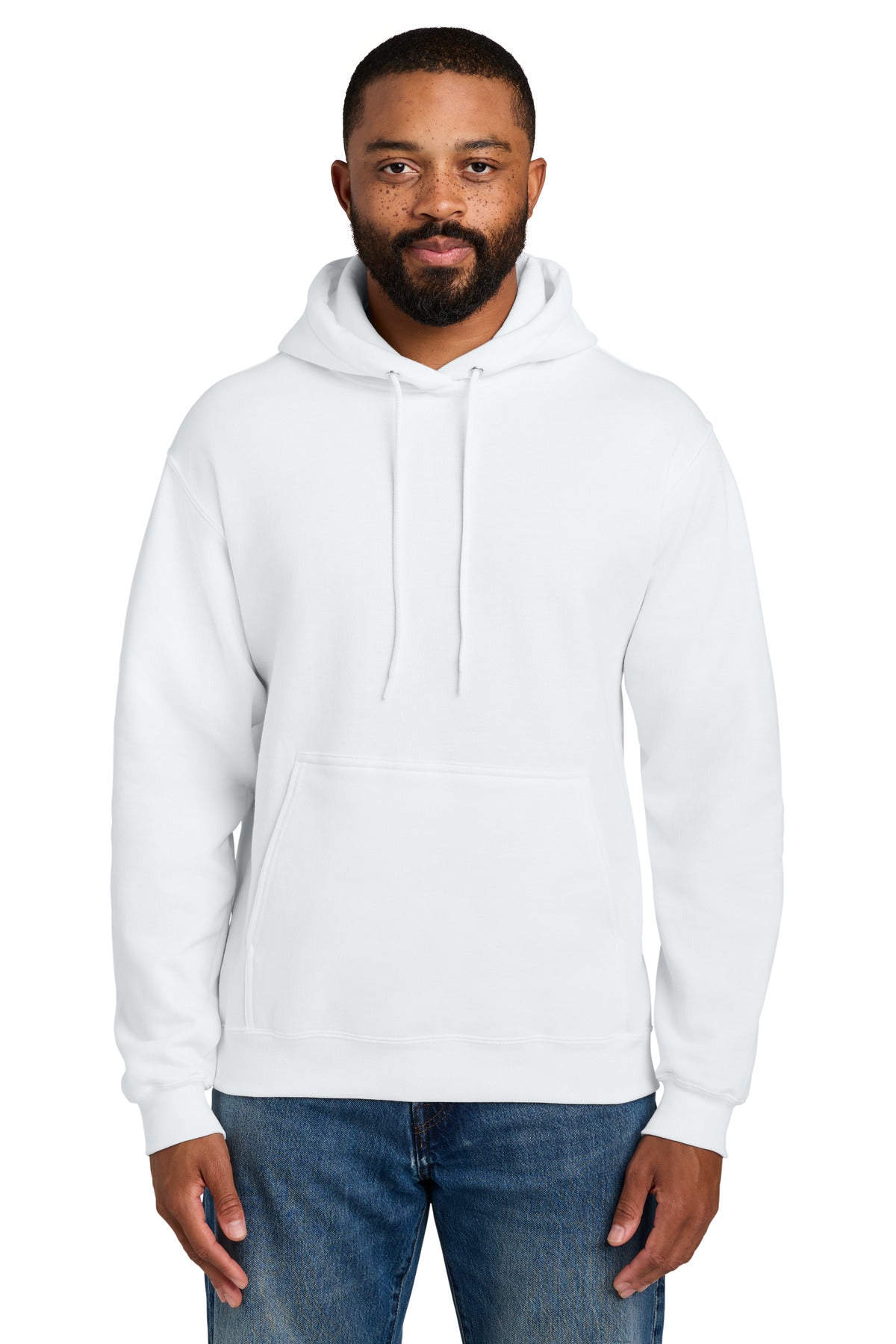Custom Embroidery or DTF Print - Port & Co ®  Essential Fleece Pullover Hooded Sweatshirt.  PC90H
