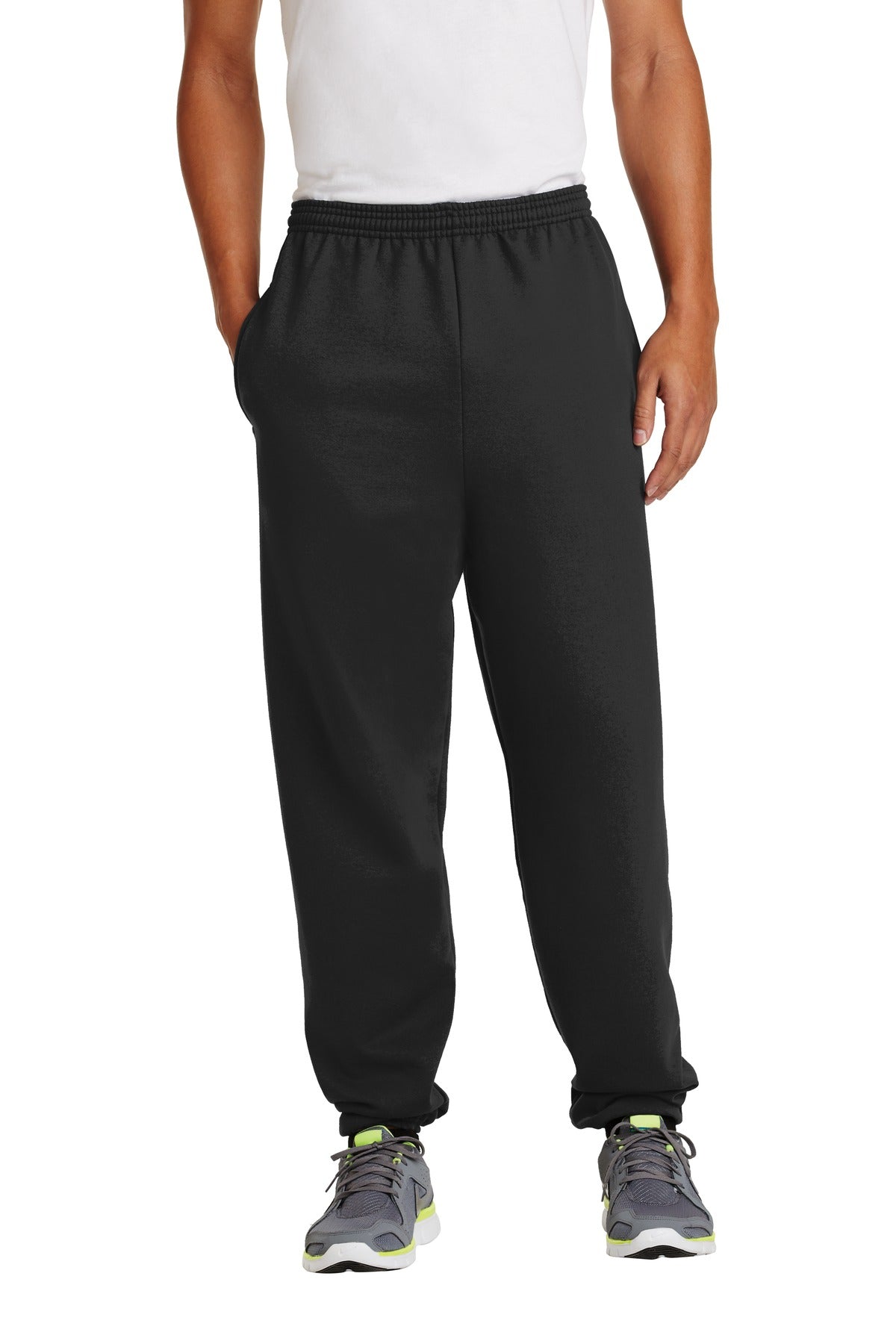 Custom Embroidered - Port & Company® - Essential Fleece Sweatpant with Pockets.  PC90P