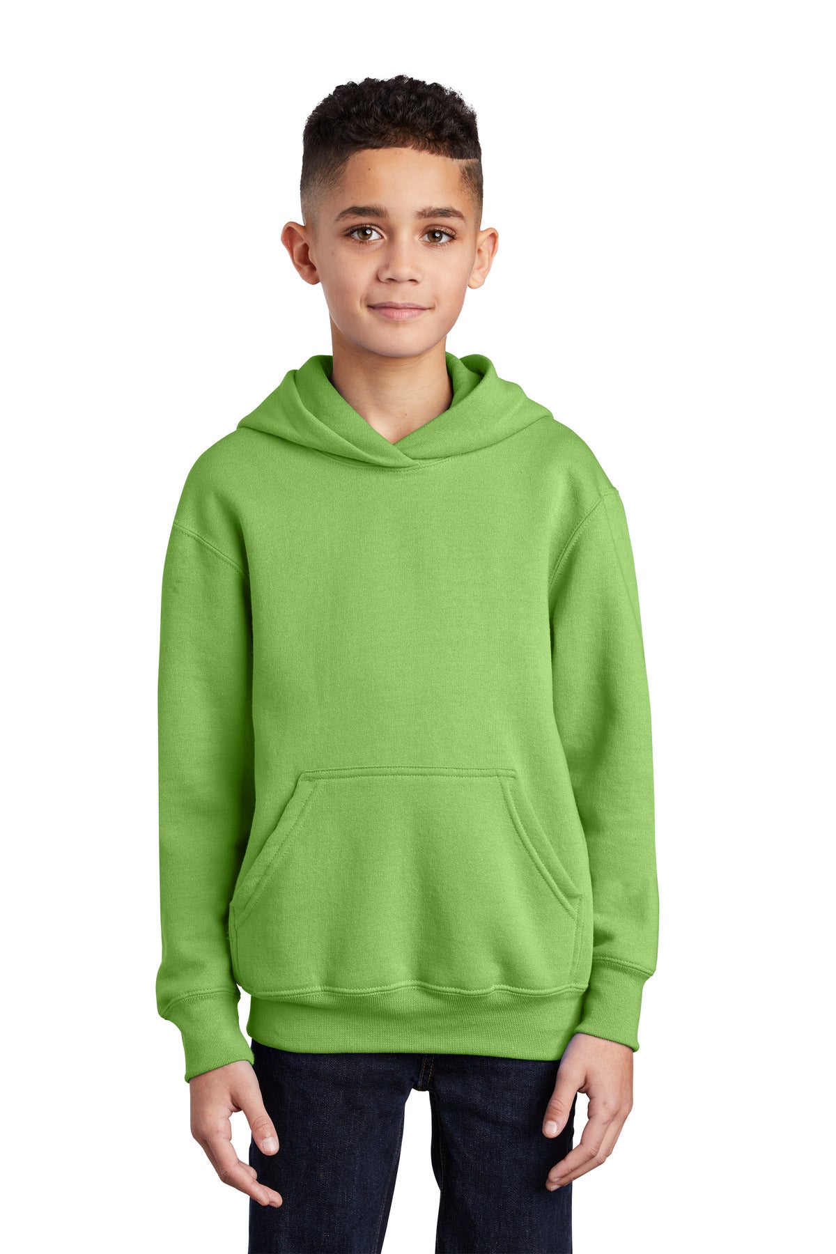 Custom Embroidered - Port & Company® - Youth Core Fleece Pullover Hooded Sweatshirt.  PC90YH