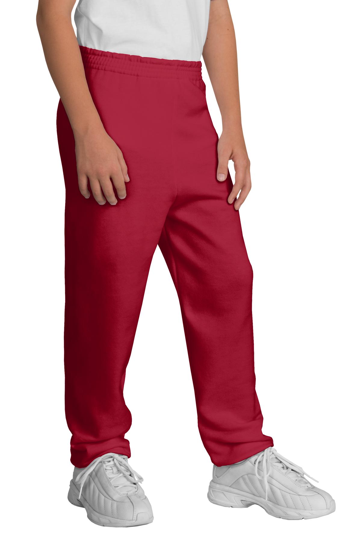 Custom Embroidered - Port & Company® - Youth Core Fleece Sweatpant.  PC90YP