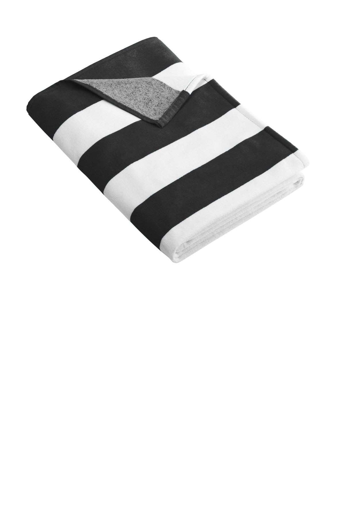 Custom Embroidery or DTF Print - Port Authority ®  Cabana Stripe Beach Towel. PT43