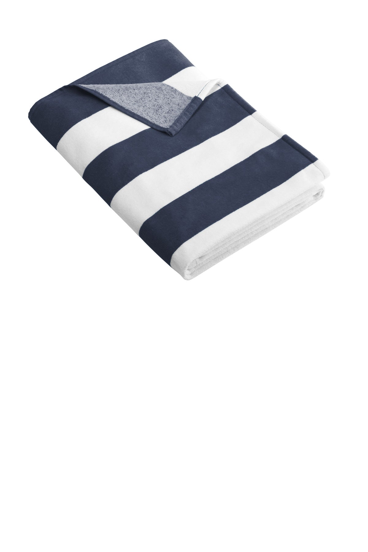 Custom Embroidery or DTF Print - Port Authority ®  Cabana Stripe Beach Towel. PT43