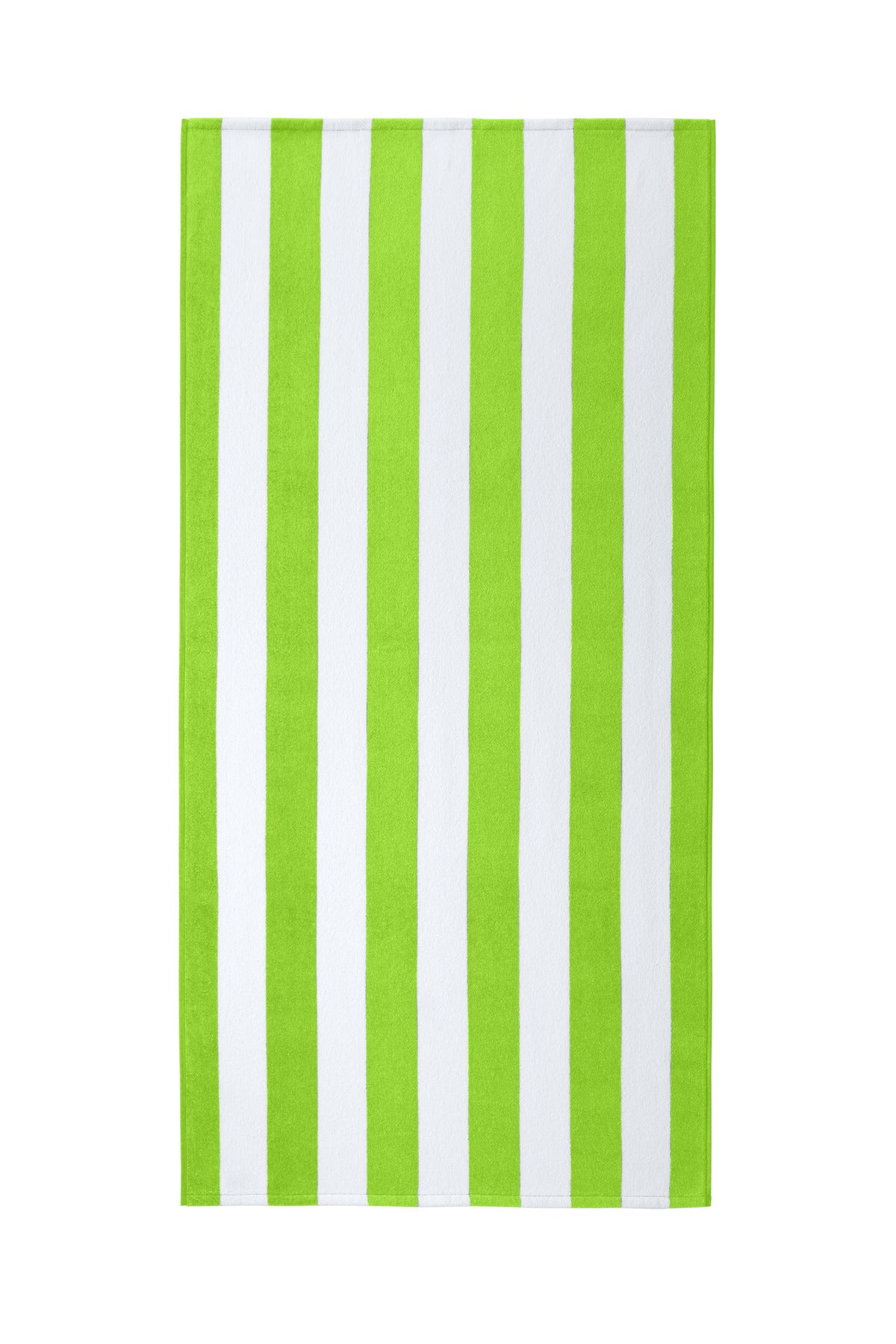 Custom Embroidery or DTF Print - Port Authority  ®  Value Cabana Stripe Beach Towel PT45