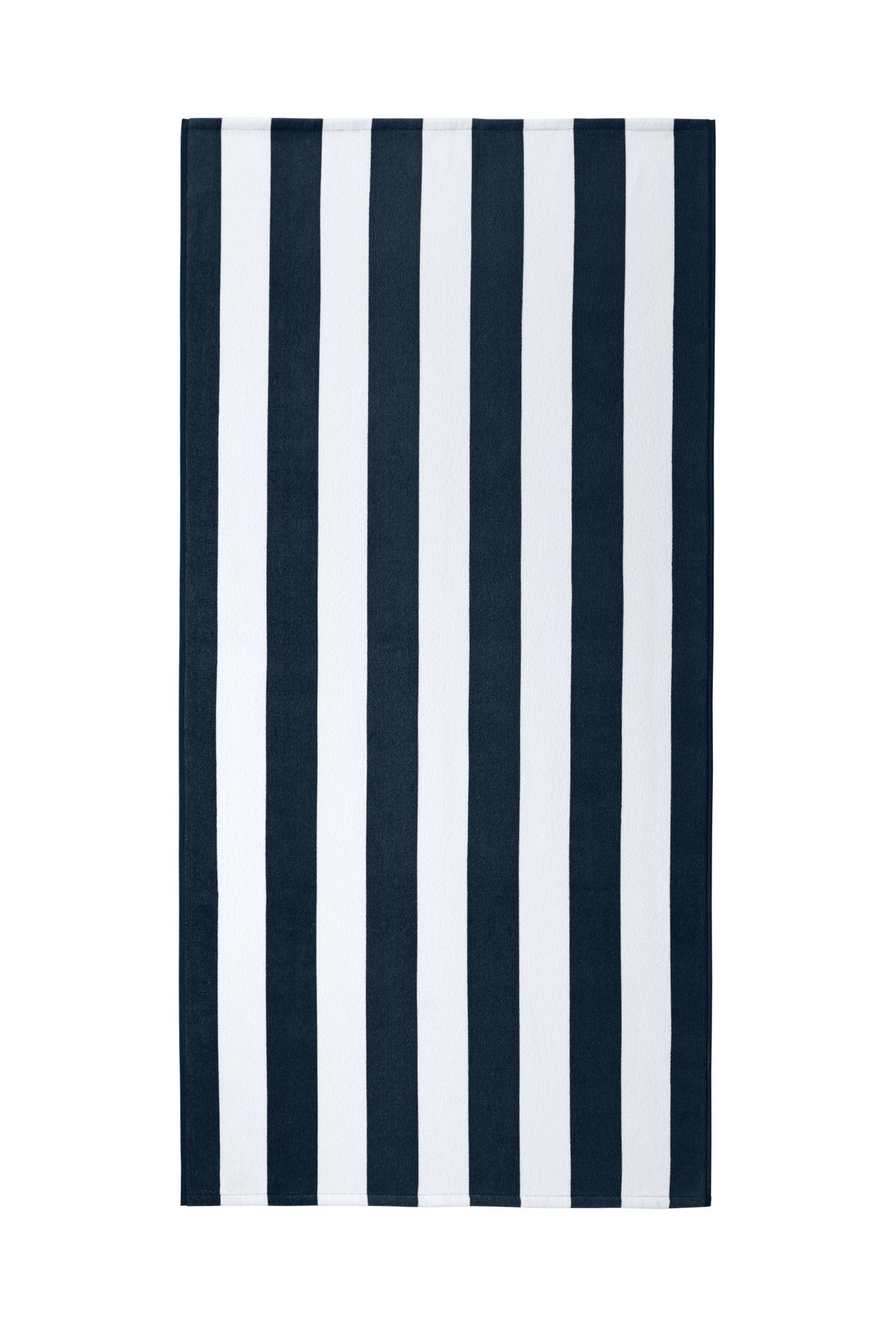Custom Embroidery or DTF Print - Port Authority  ®  Value Cabana Stripe Beach Towel PT45