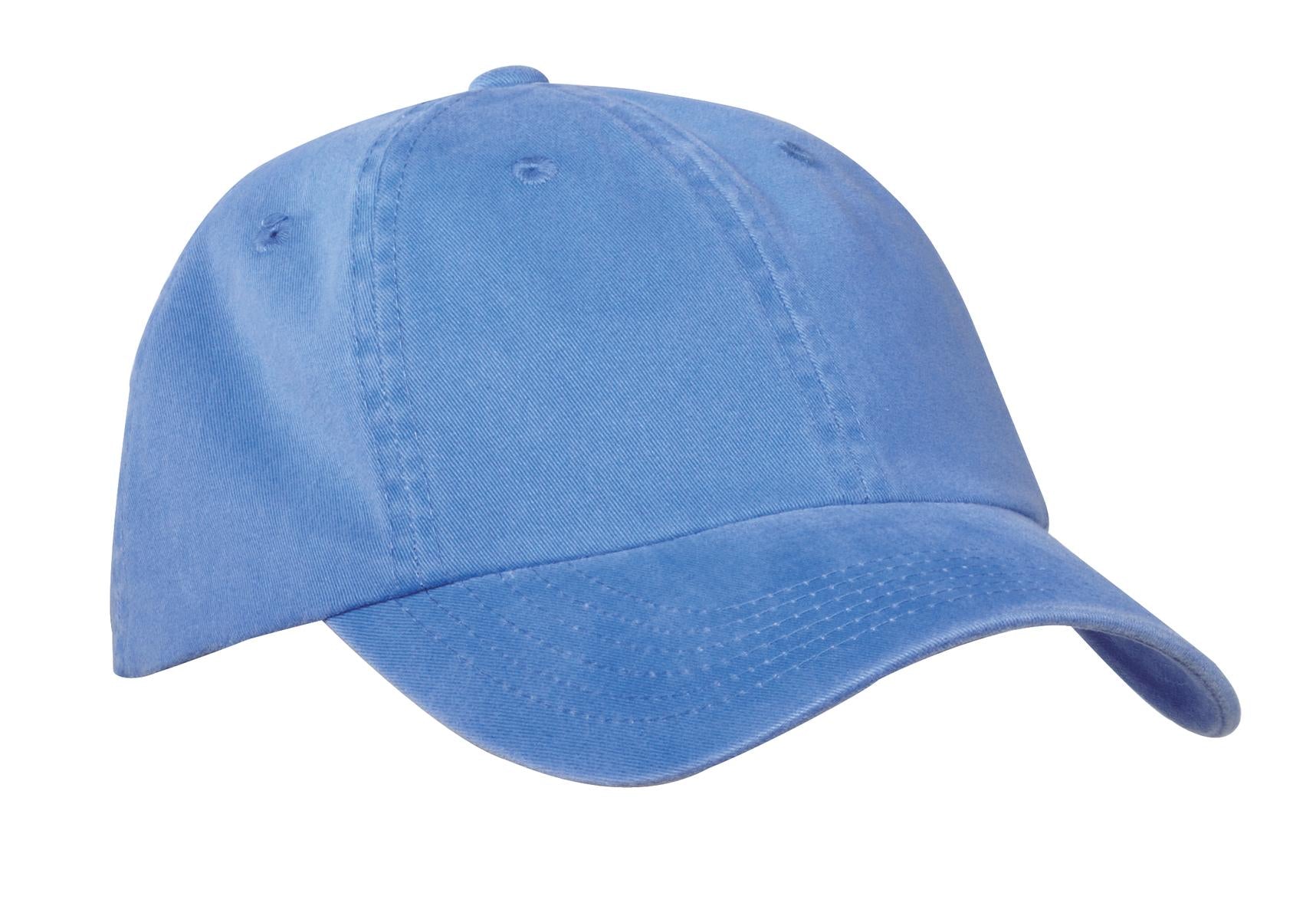 Custom Embroidery or DTF Print - Port Authority ®  Garment-Washed Cap.  PWU