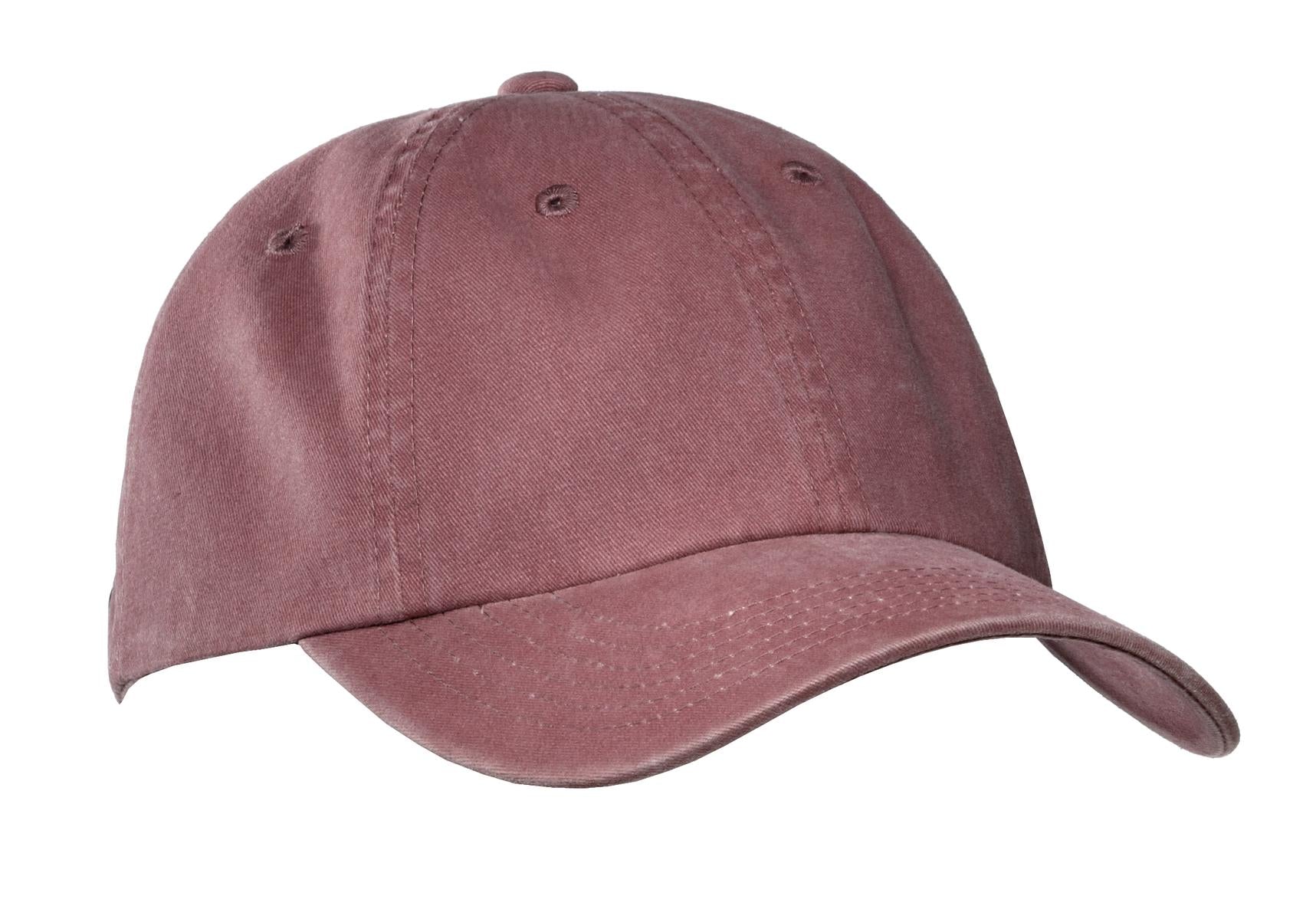 Custom Embroidery or DTF Print - Port Authority ®  Garment-Washed Cap.  PWU