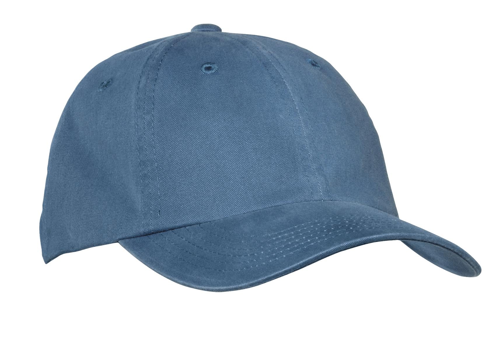 Custom Embroidery or DTF Print - Port Authority ®  Garment-Washed Cap.  PWU