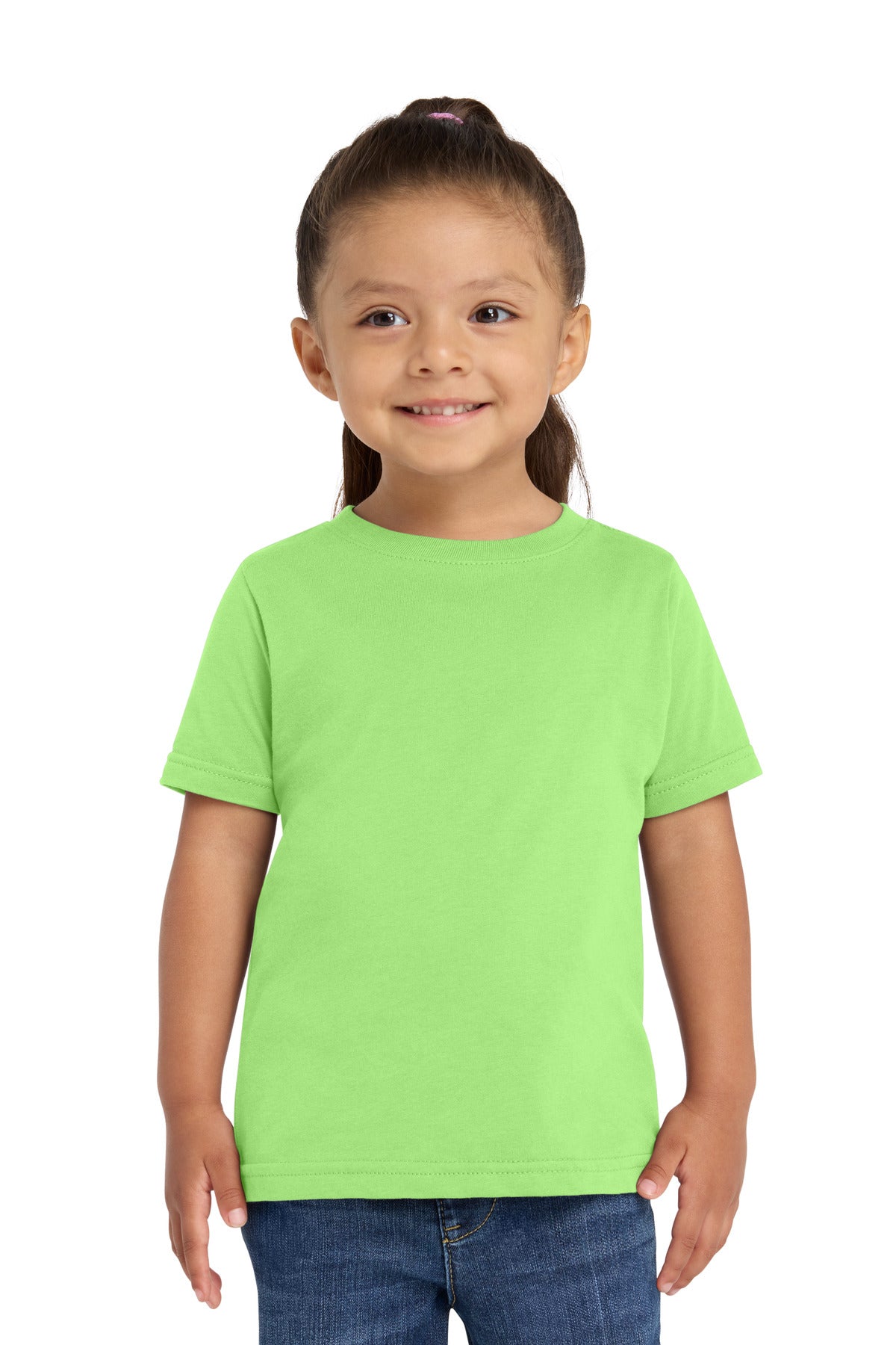 Custom Embroidered or DTF Printed - Rabbit Skins ™  Toddler Fine Jersey Tee. RS3321
