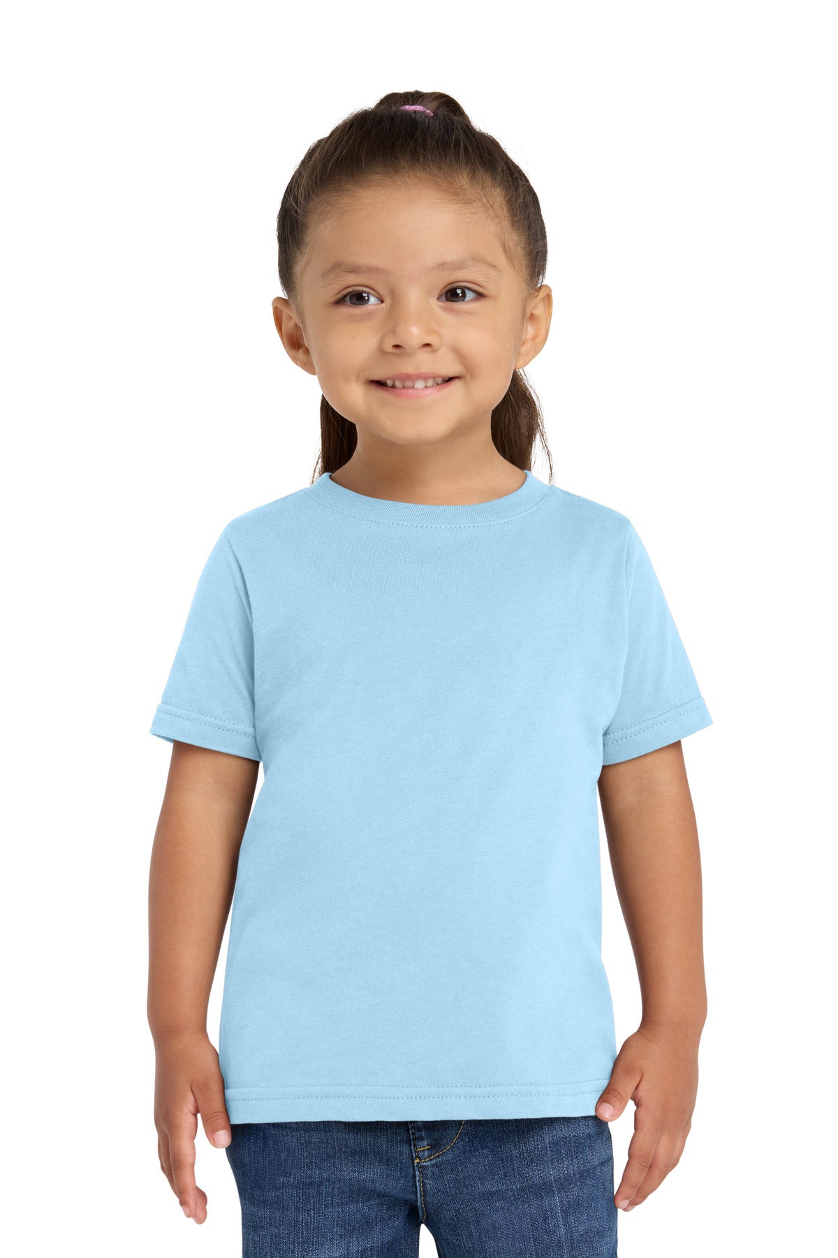 Custom Embroidered or DTF Printed - Rabbit Skins ™  Toddler Fine Jersey Tee. RS3321