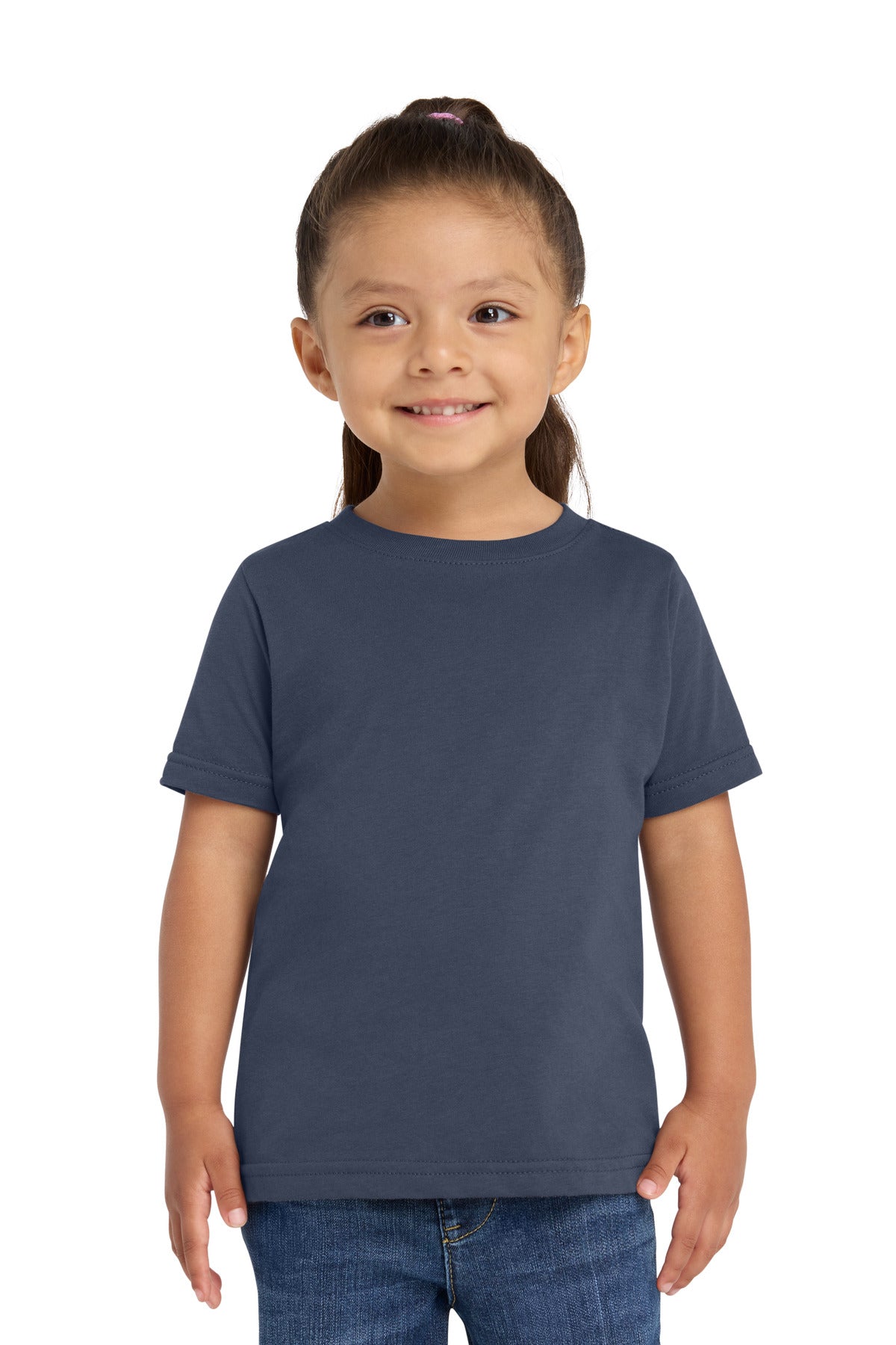 Custom Embroidered or DTF Printed - Rabbit Skins ™  Toddler Fine Jersey Tee. RS3321