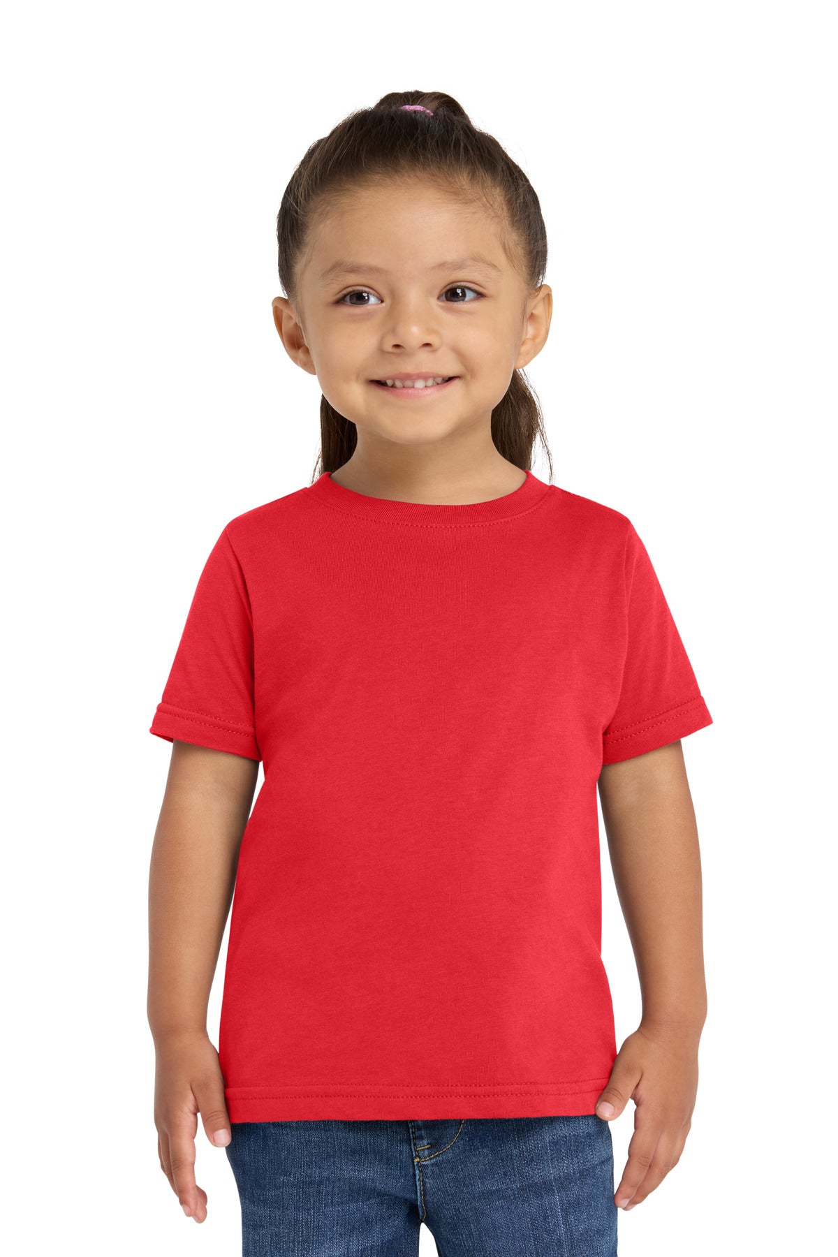 Custom Embroidered or DTF Printed - Rabbit Skins ™  Toddler Fine Jersey Tee. RS3321