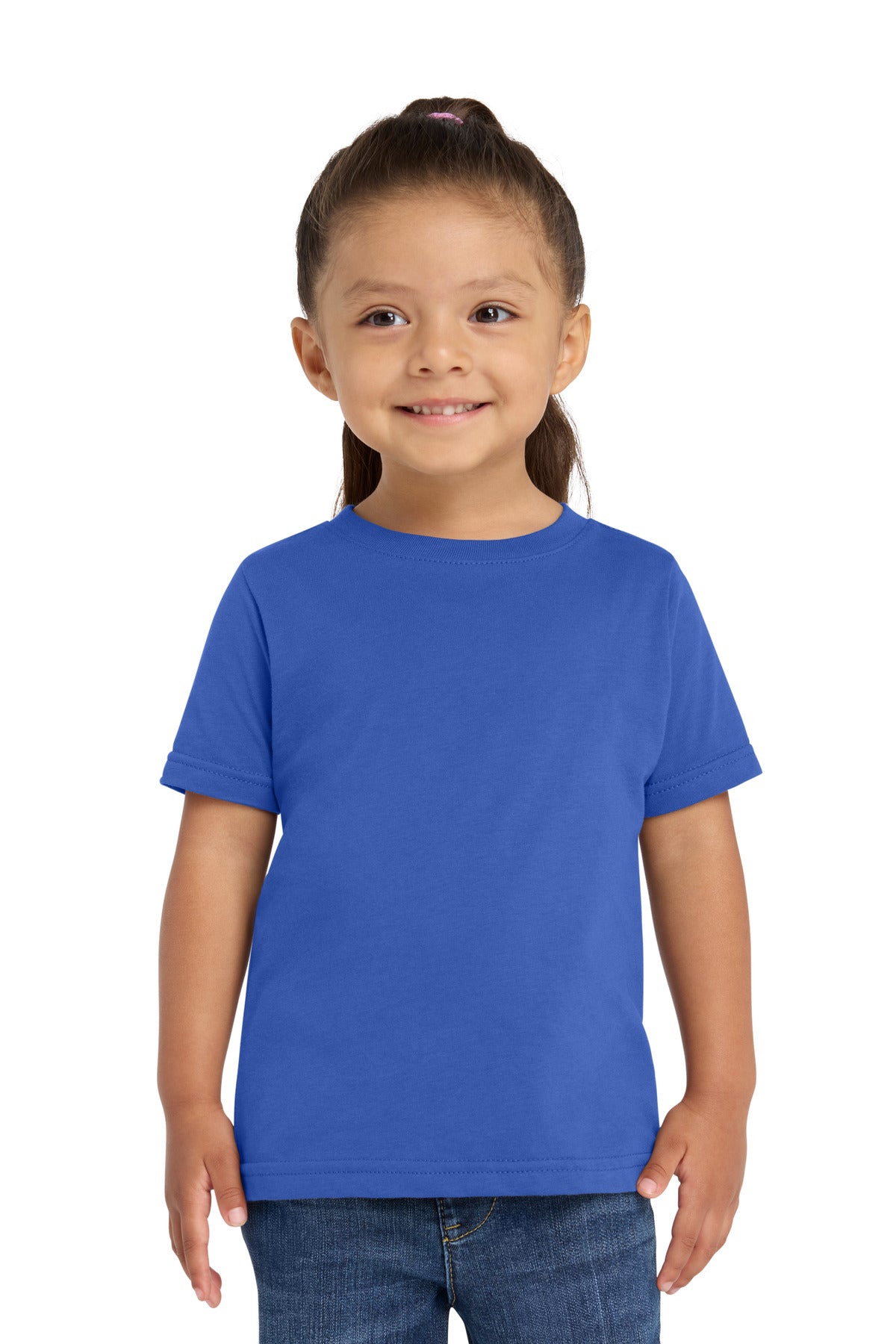 Custom Embroidered or DTF Printed - Rabbit Skins ™  Toddler Fine Jersey Tee. RS3321