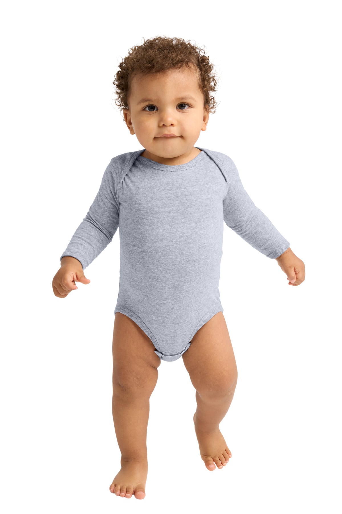 Custom Embroidered or DTF Printed - Rabbit Skins ™  Infant Long Sleeve Jersey Bodysuit RS4421