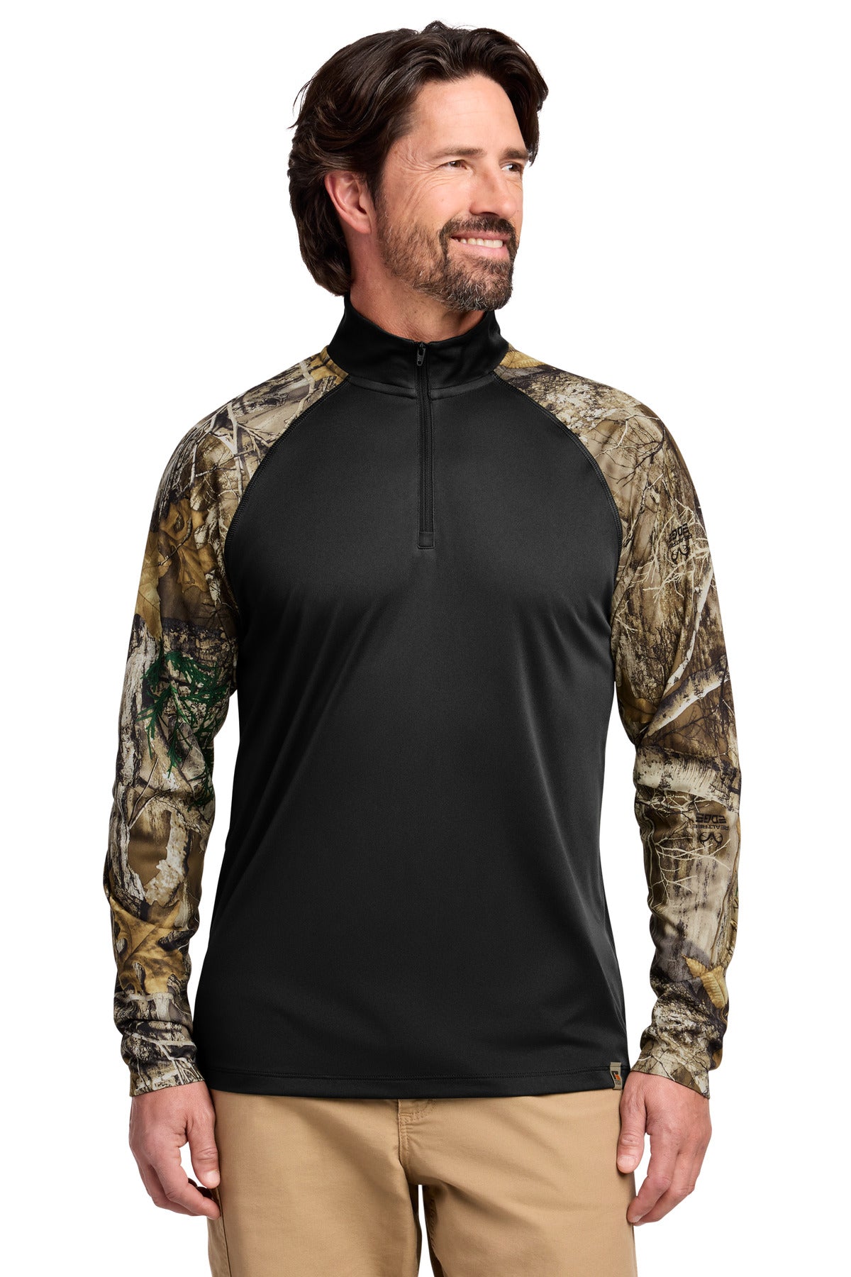 Custom Embroidery or DTF Print - Russell Outdoors ™  Realtree ®  Colorblock Performance 1/4-Zip RU152