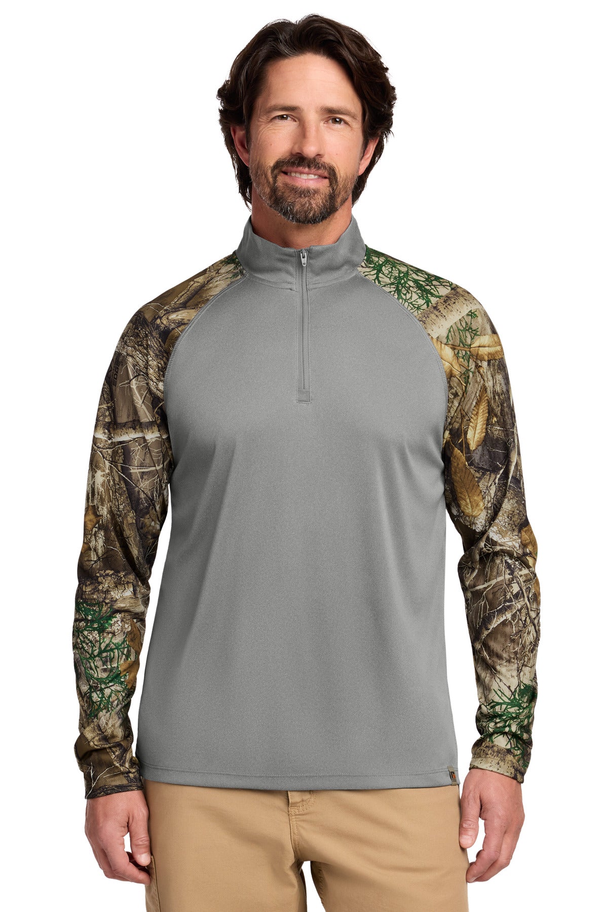 Custom Embroidery or DTF Print - Russell Outdoors ™  Realtree ®  Colorblock Performance 1/4-Zip RU152