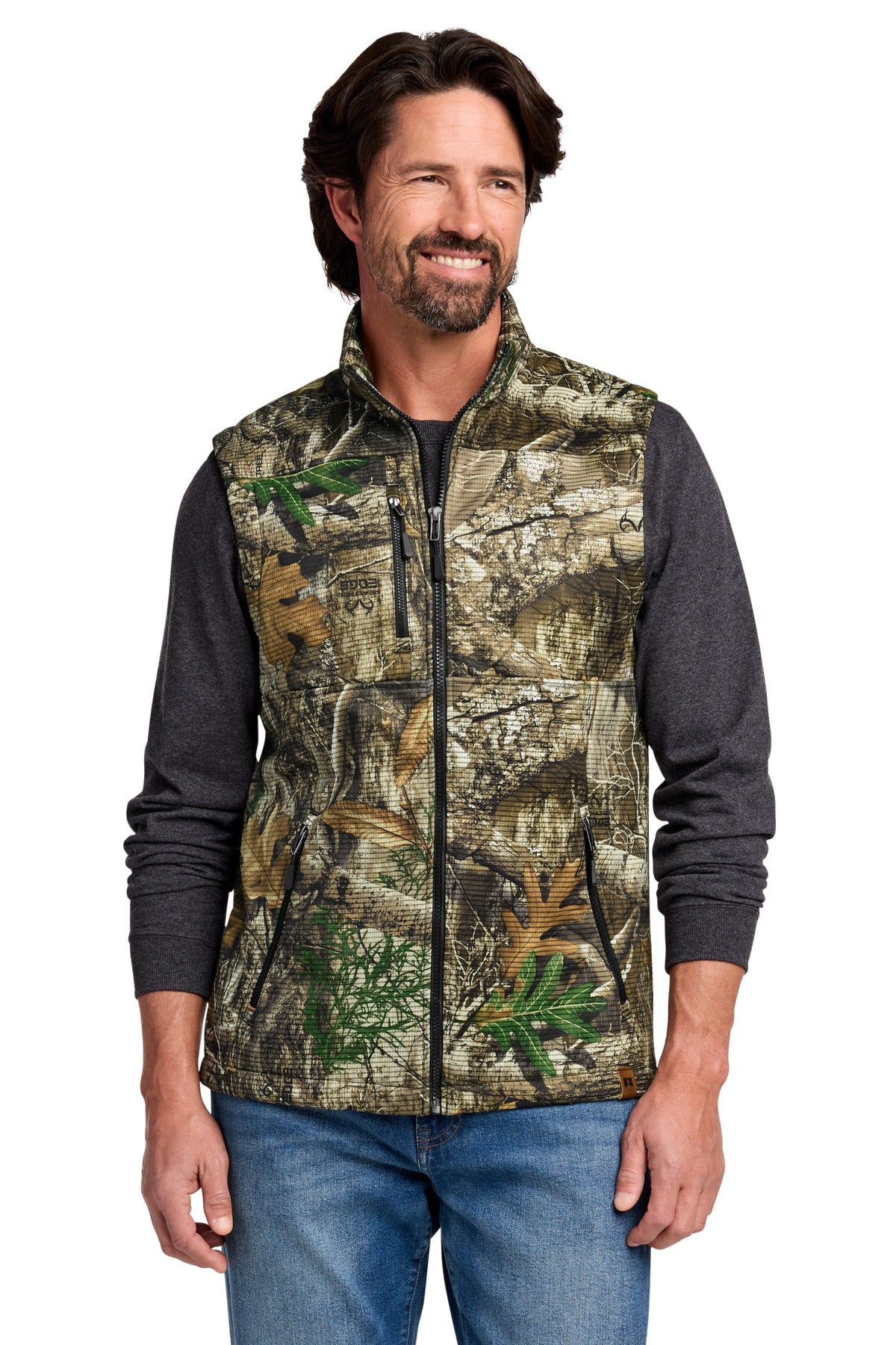 Custom Embroidery or DTF Print - Russell Outdoors ™  Realtree ®  Atlas Soft Shell Vest RU603