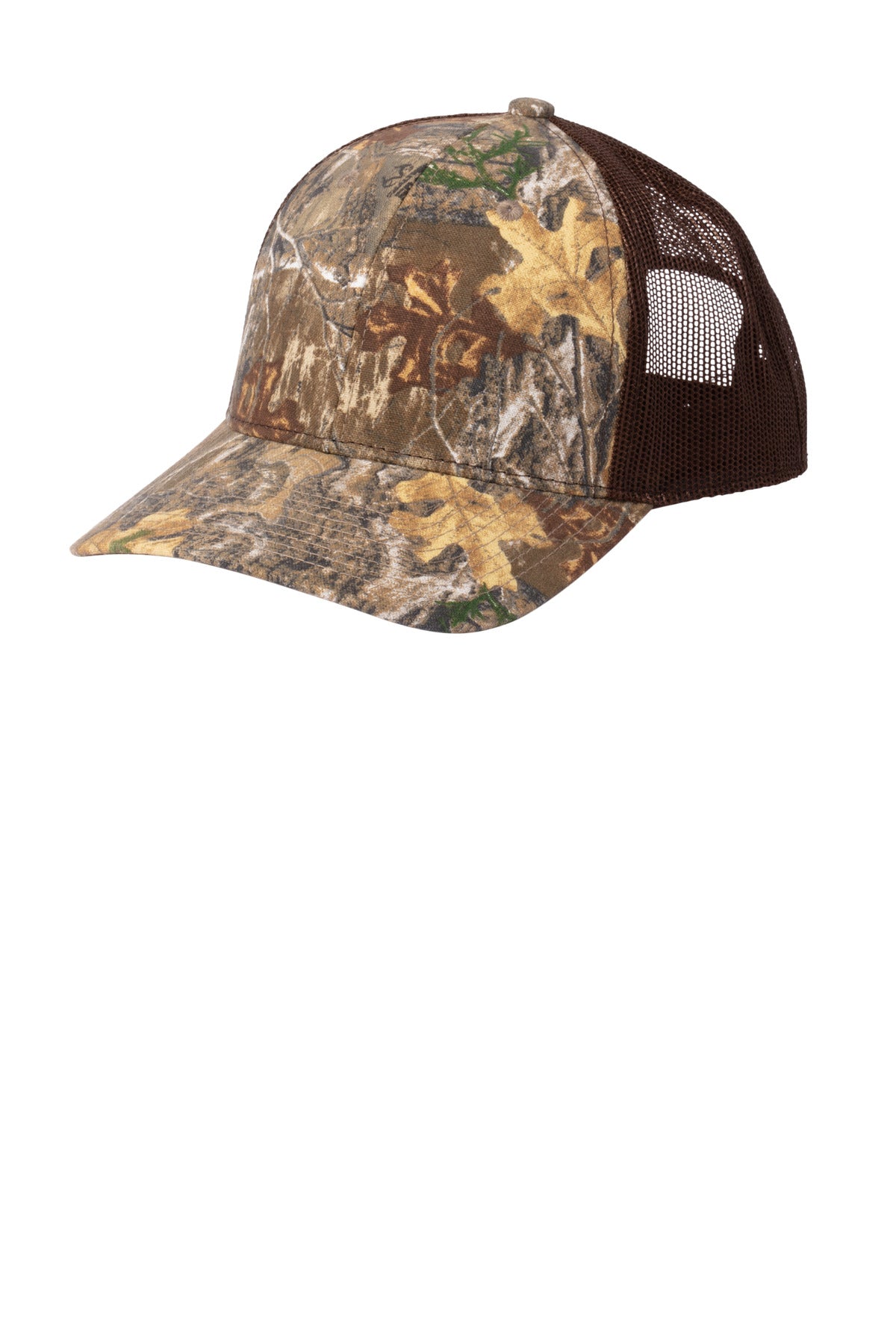 Custom Embroidery or DTF Print - Russell Outdoors ™  Camo Snapback Trucker Cap RU900