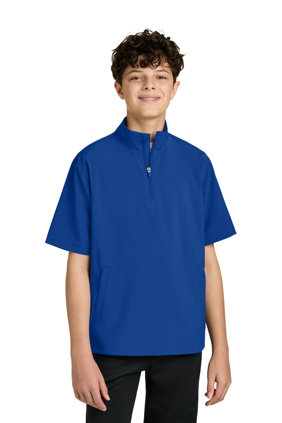 Custom Embroidery or DTF Print - Richardson Youth Barrage Wind Shirt RY7400SSQ