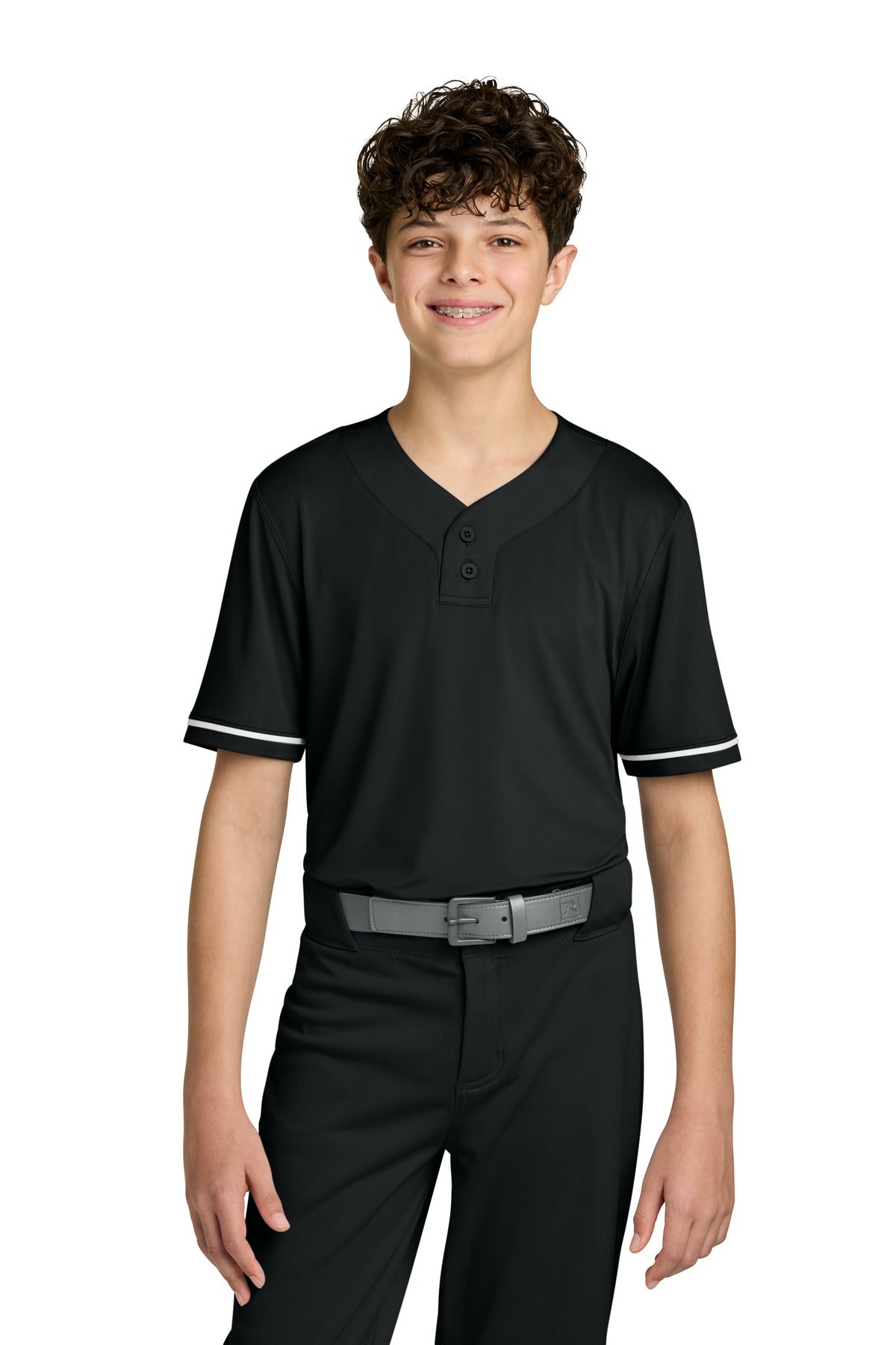 Custom Embroidery or DTF Print - Richardson Youth Select 2-Button Baseball Jersey RY7910