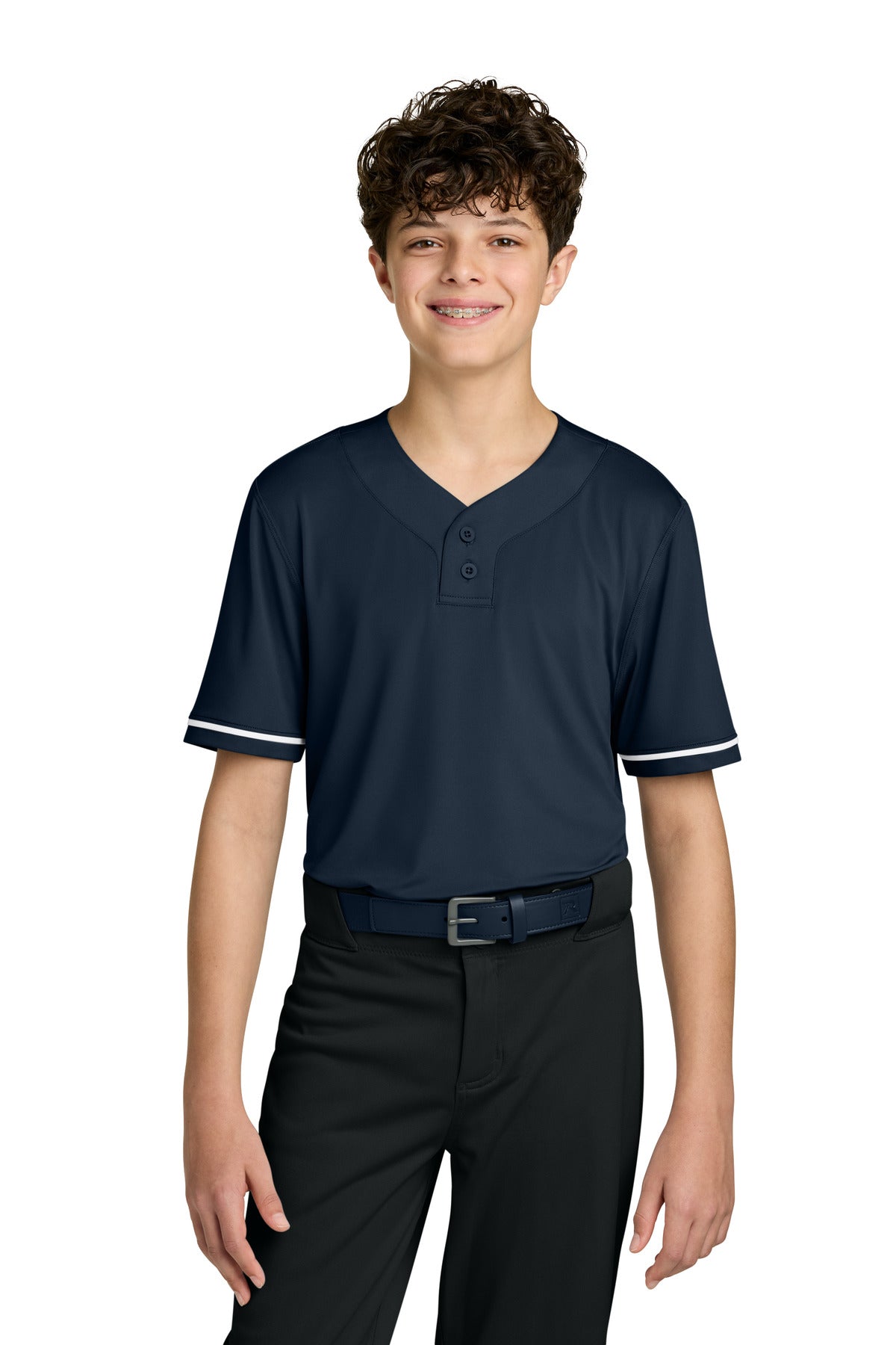 Custom Embroidery or DTF Print - Richardson Youth Select 2-Button Baseball Jersey RY7910