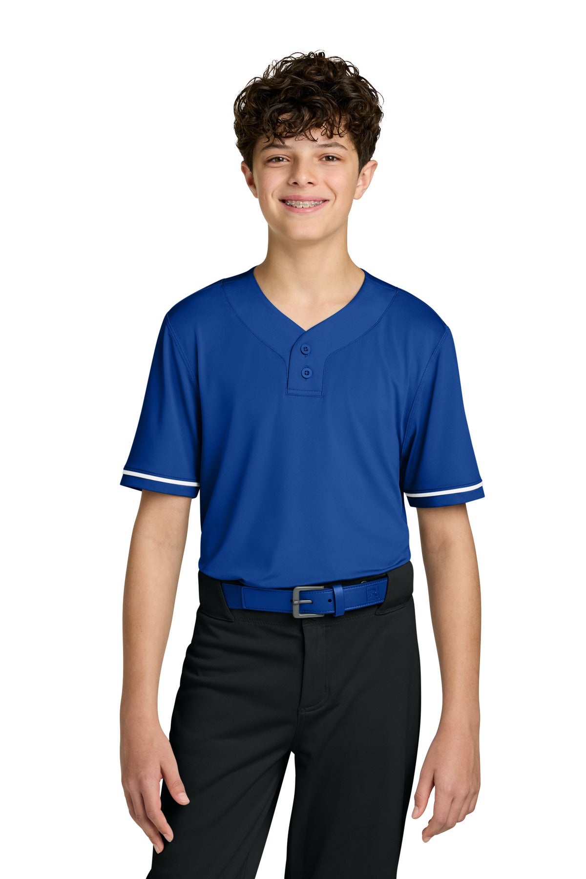 Custom Embroidery or DTF Print - Richardson Youth Select 2-Button Baseball Jersey RY7910