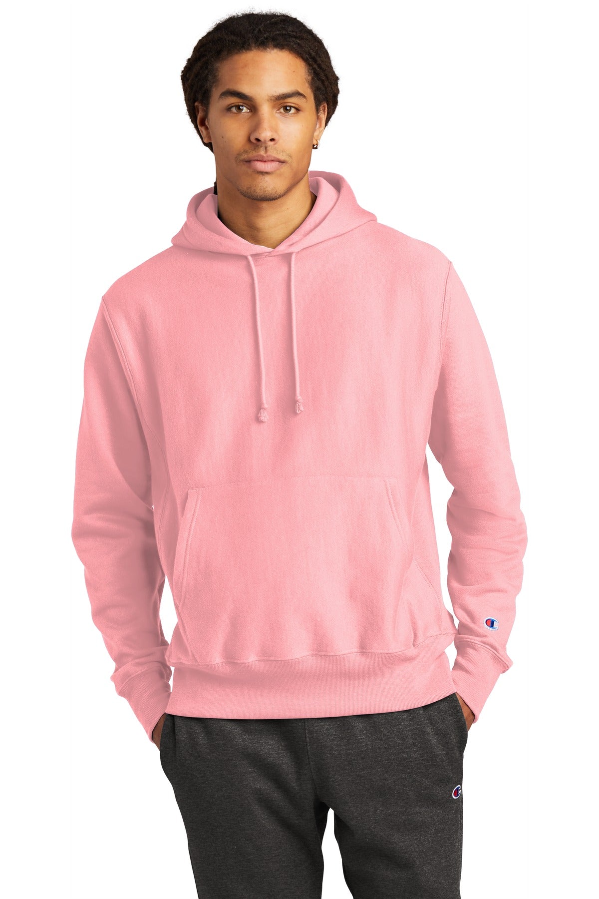 Custom Embroidery or DTF Print - Champion  ®   Reverse Weave  ®   Hooded Sweatshirt S101