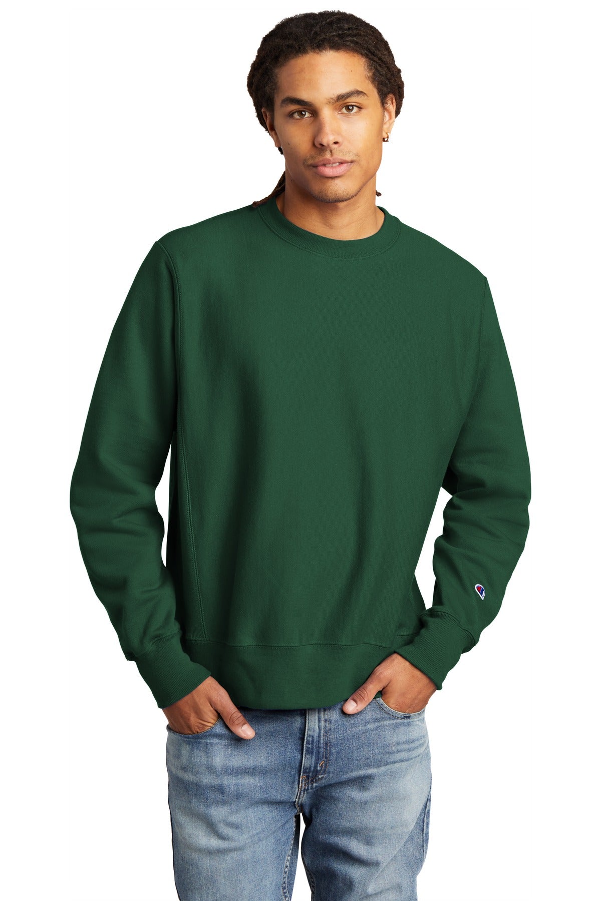 Custom Embroidery or DTF Print - Champion  ®   Reverse Weave  ®   Crewneck Sweatshirt S149