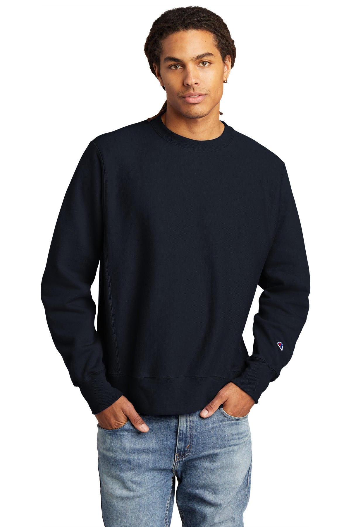 Custom Embroidery or DTF Print - Champion  ®   Reverse Weave  ®   Crewneck Sweatshirt S149