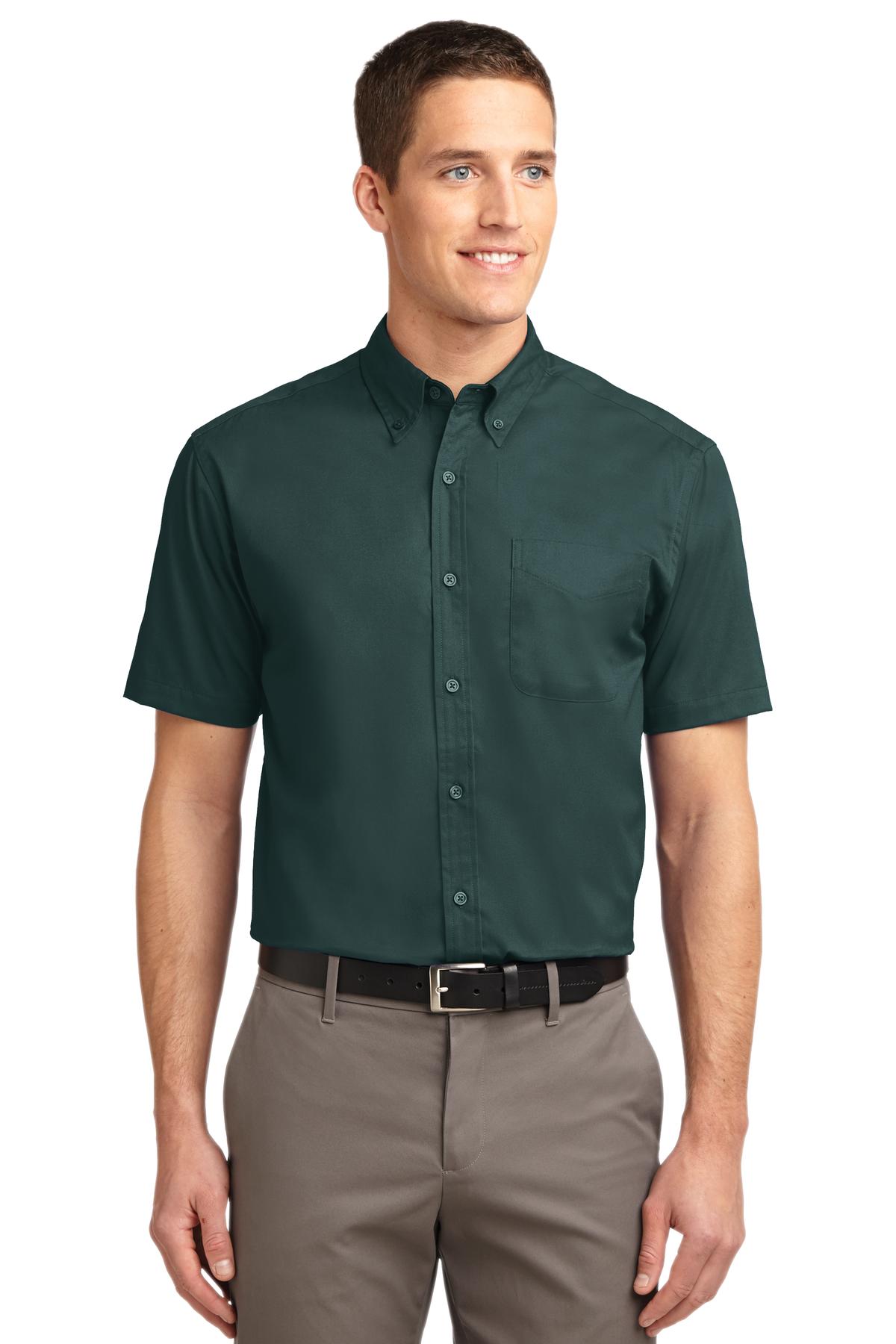 Custom Embroidered - Port Authority© Short Sleeve Easy Care Shirt.  S508