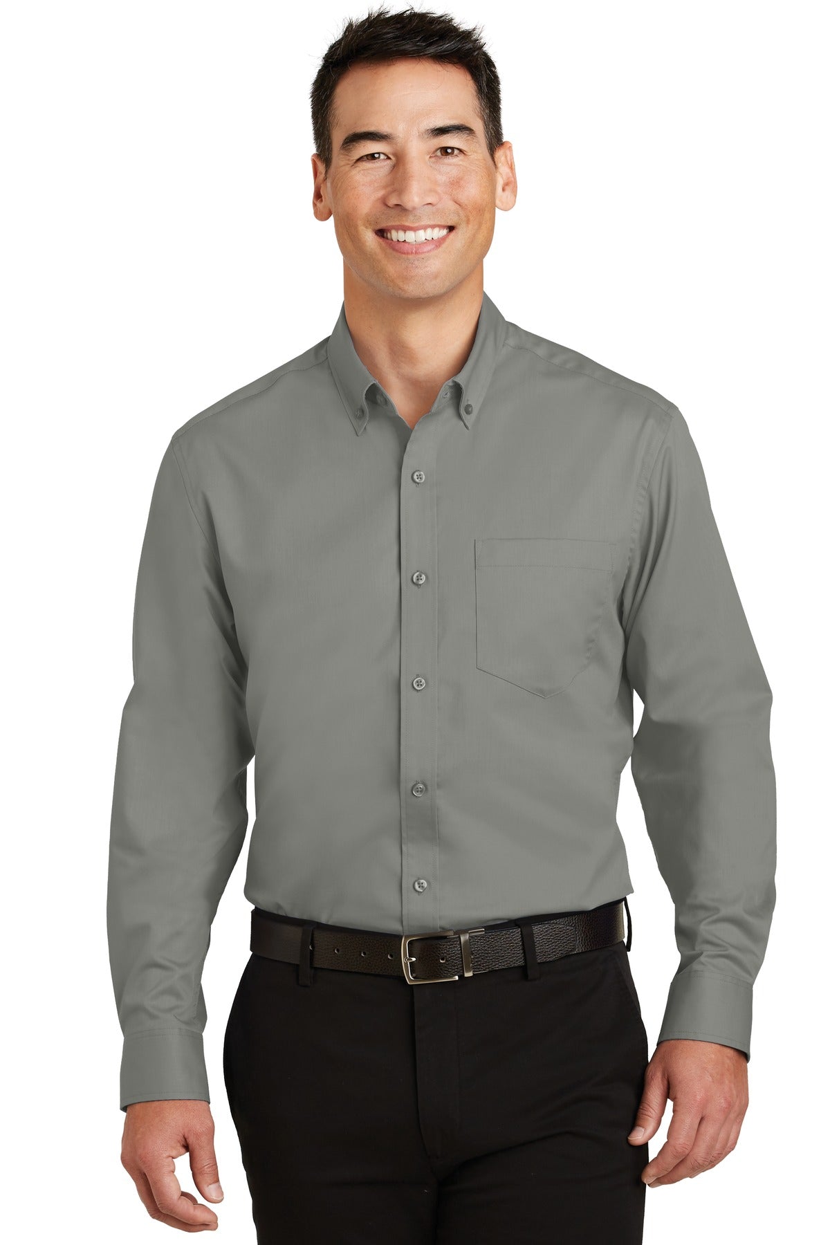 Custom Embroidery or DTF Print - Port Authority ®  SuperPro ™  Twill Shirt. S663