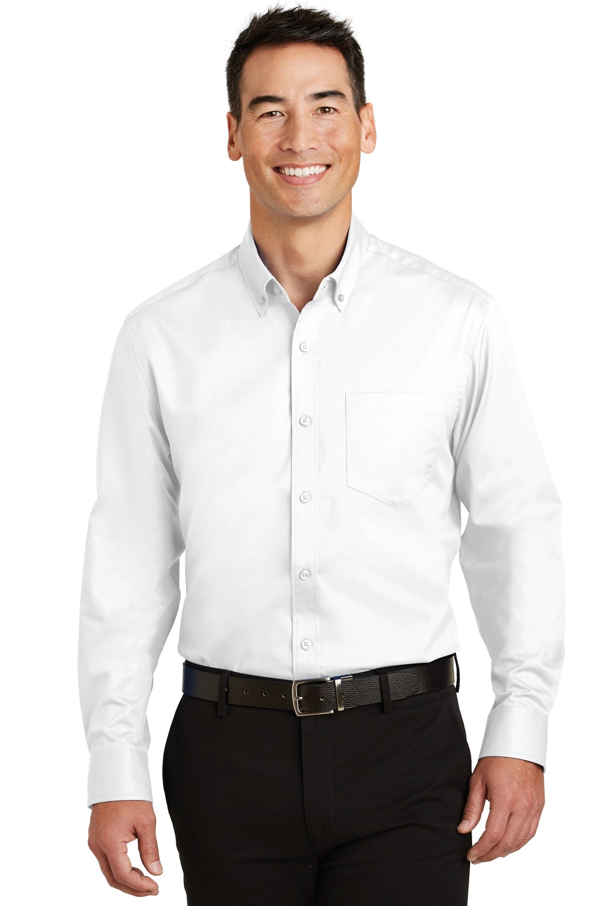 Custom Embroidered - Port Authority© SuperPro© Twill Shirt. S663