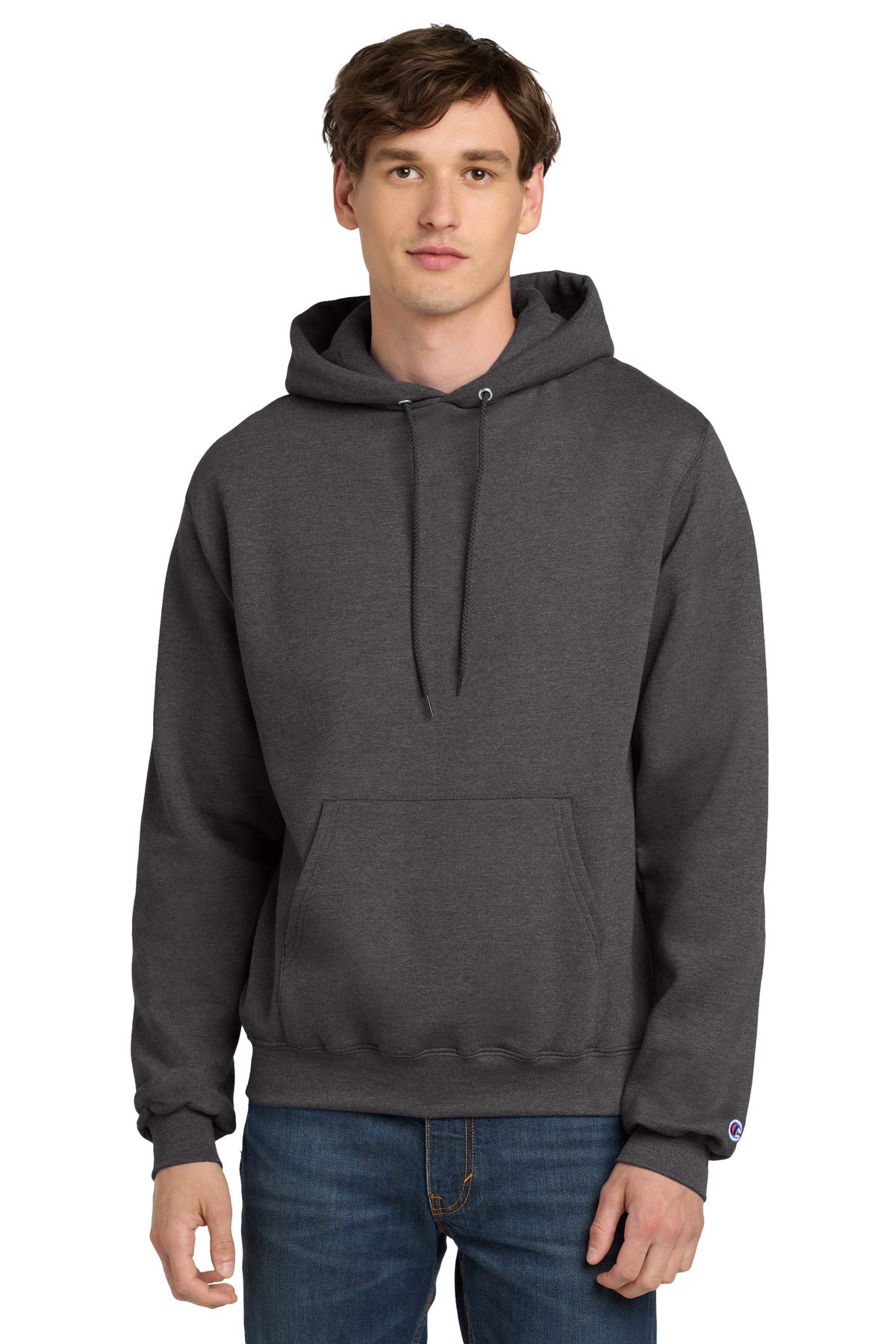 Custom Embroidery or DTF Print - Champion ®   Powerblend ®  Pullover Hoodie. S700