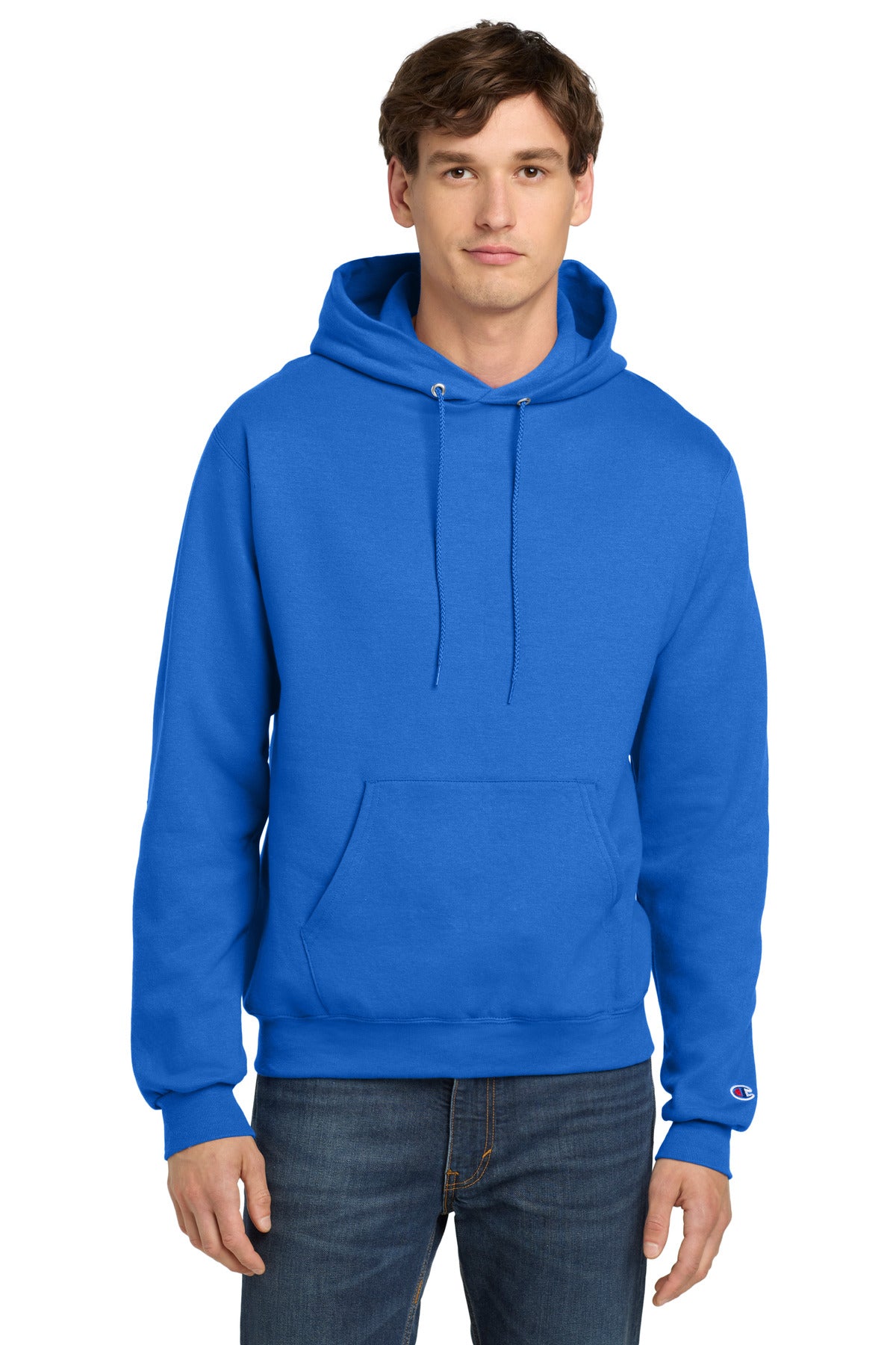 Custom Embroidery or DTF Print - Champion ®   Powerblend ®  Pullover Hoodie. S700