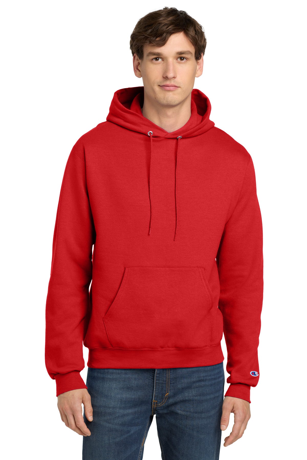Custom Embroidery or DTF Print - Champion ®   Powerblend ®  Pullover Hoodie. S700