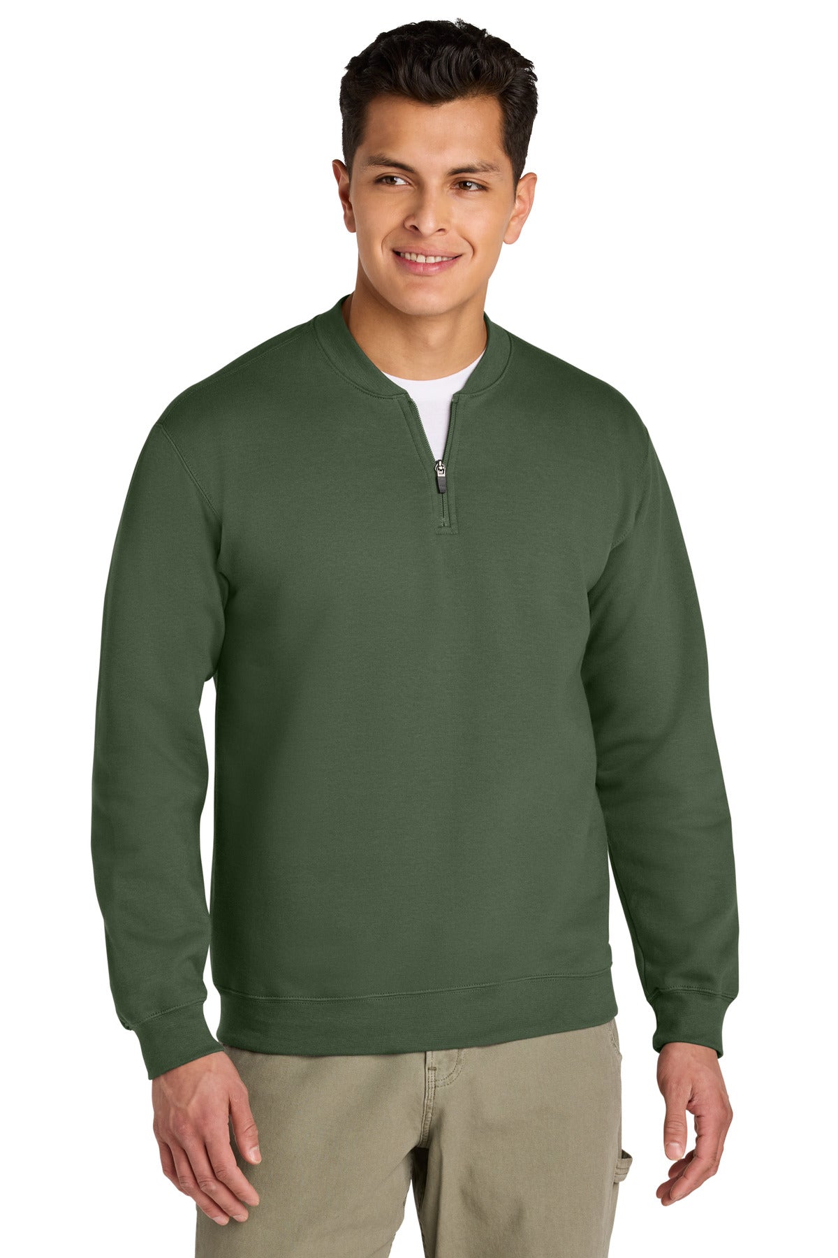 Custom Embroidered or DTF Printed - Gildan ®  Softstyle ®  Midweight Fleece 1/4-Zip SF008
