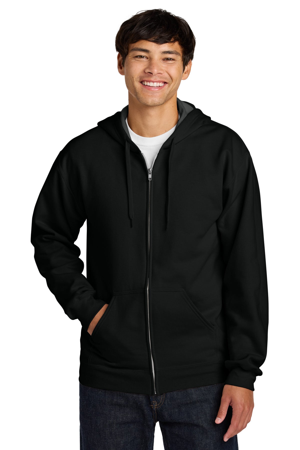 Custom Embroidered or DTF Printed - Gildan Softstyle ®  Midweight Fleece Full-Zip Hooded Sweatshirt SF600