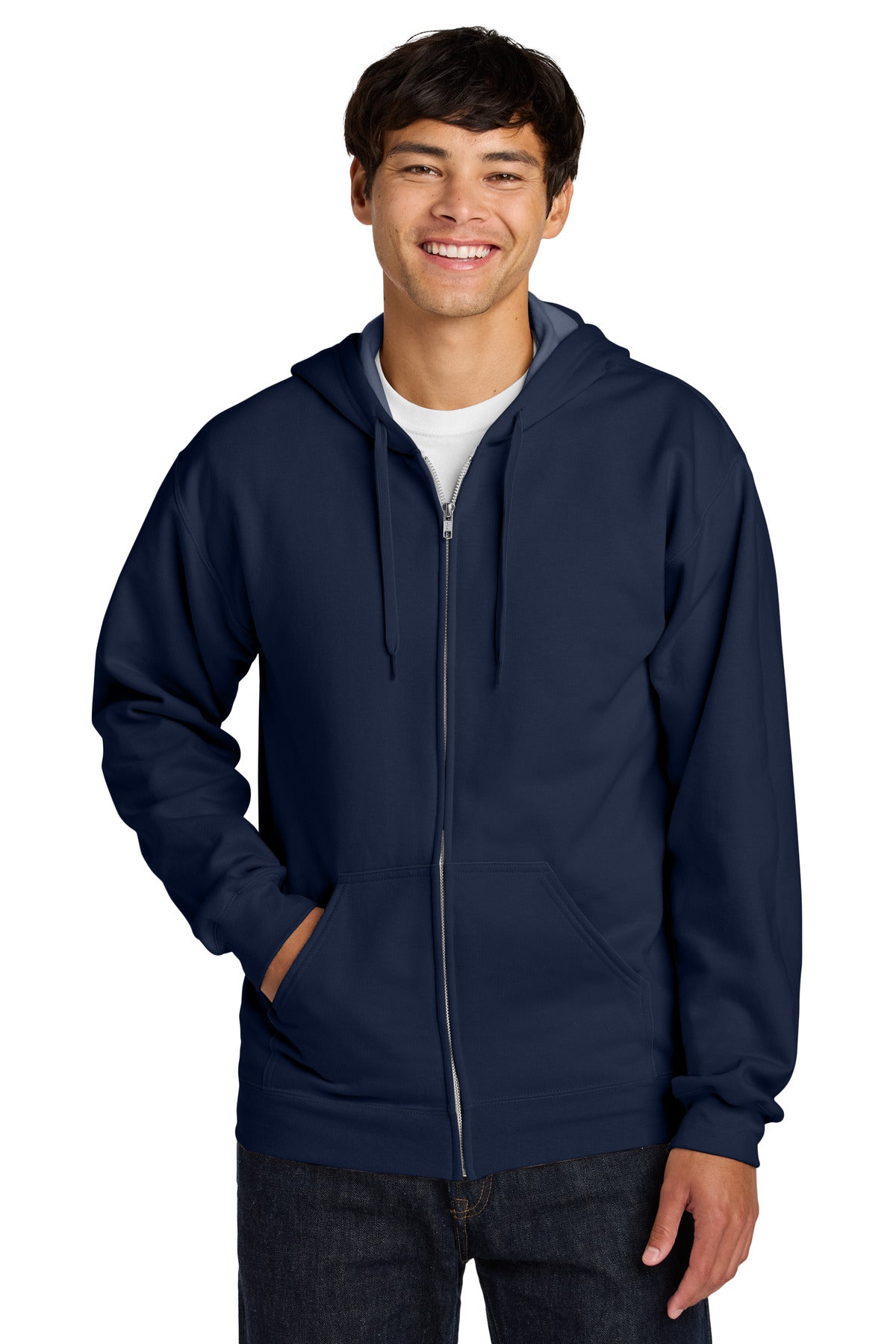 Custom Embroidered or DTF Printed - Gildan Softstyle ®  Midweight Fleece Full-Zip Hooded Sweatshirt SF600