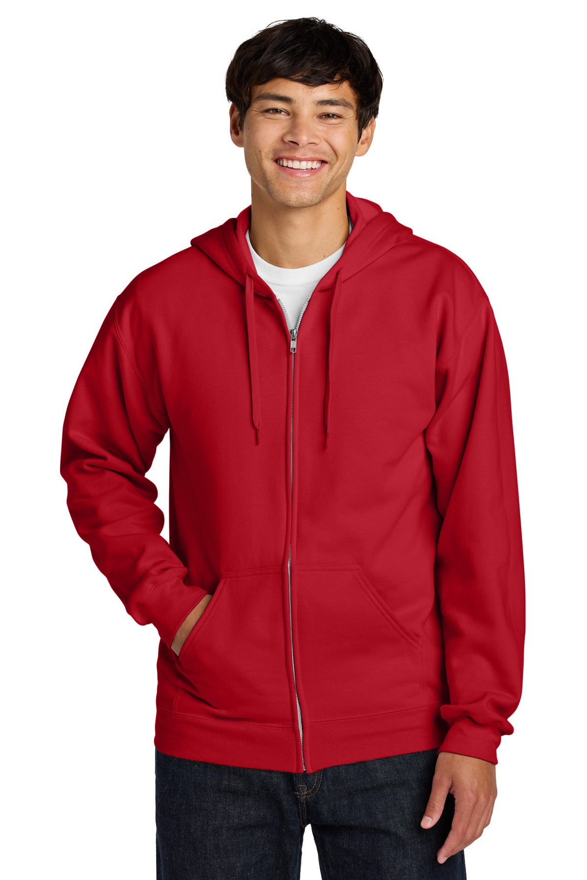 Custom Embroidered or DTF Printed - Gildan Softstyle ®  Midweight Fleece Full-Zip Hooded Sweatshirt SF600