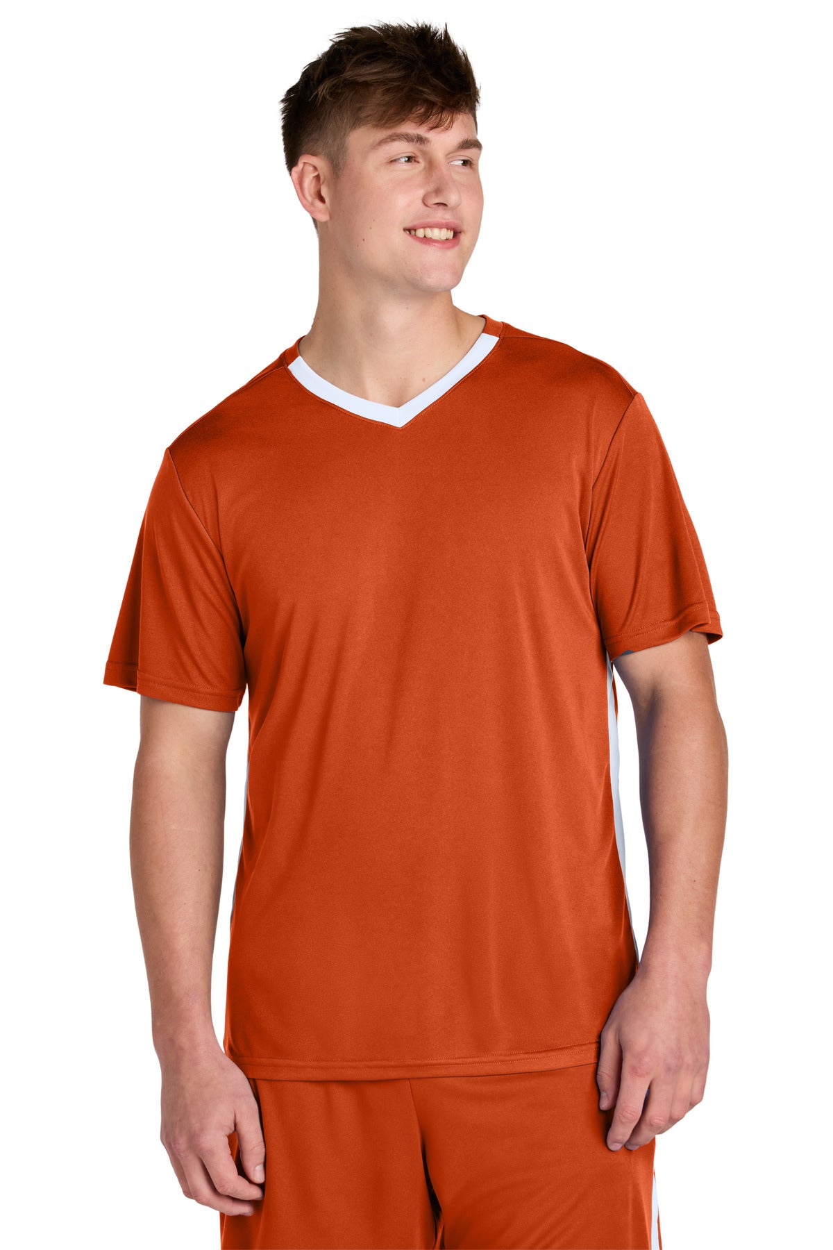 Custom Embroidery or DTF Print - Sport-Tek ®  Competitor ™  United V-Neck ST101