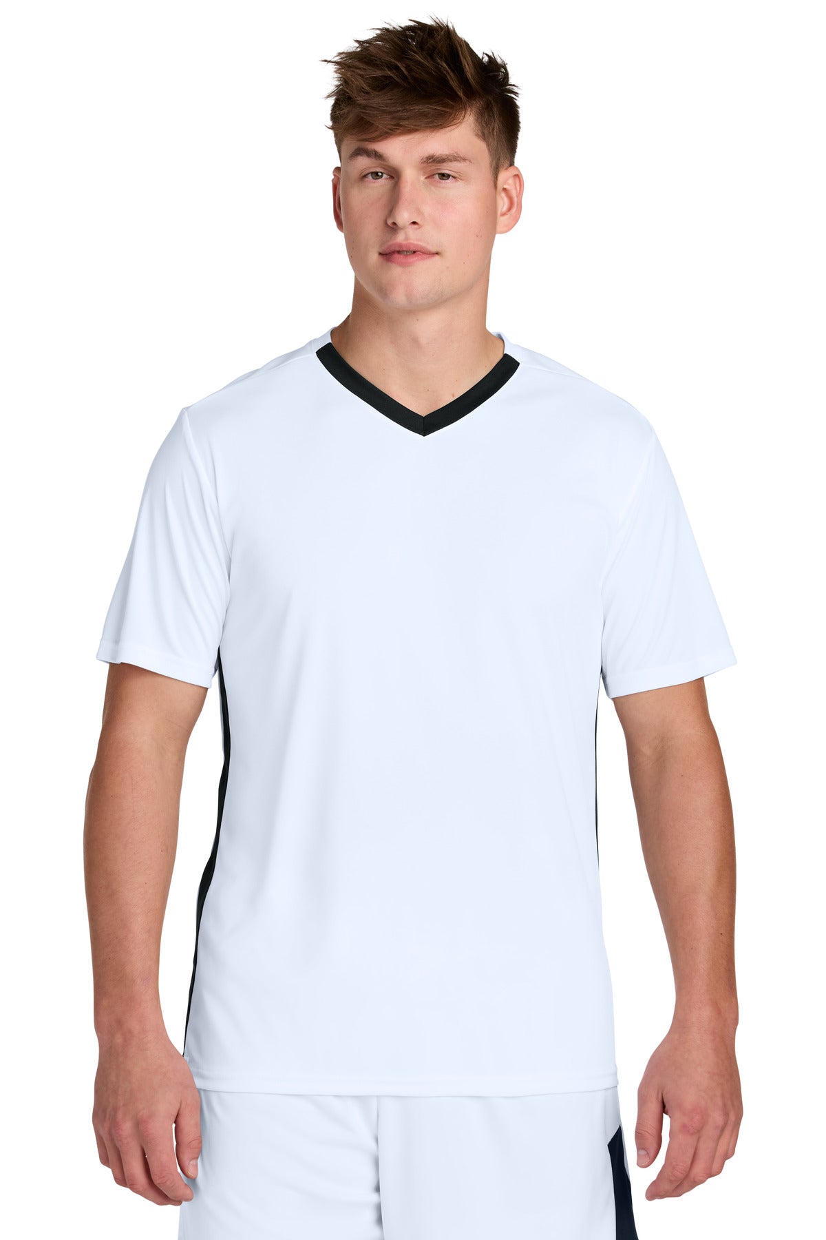 Custom Embroidery or DTF Print - Sport-Tek ®  Competitor ™  United V-Neck ST101