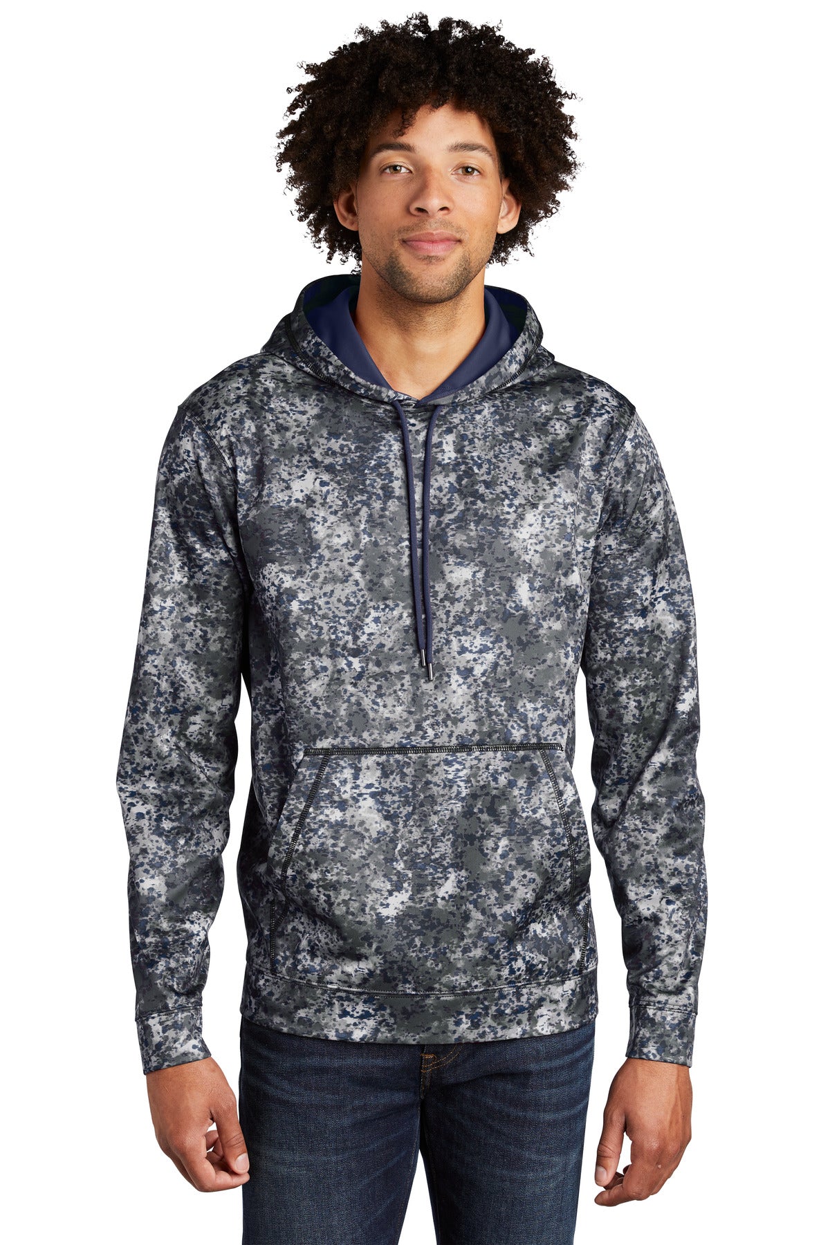 Custom Embroidered - Sport-Tek® Sport-Wick® Mineral Freeze Fleece Hooded Pullover. ST230