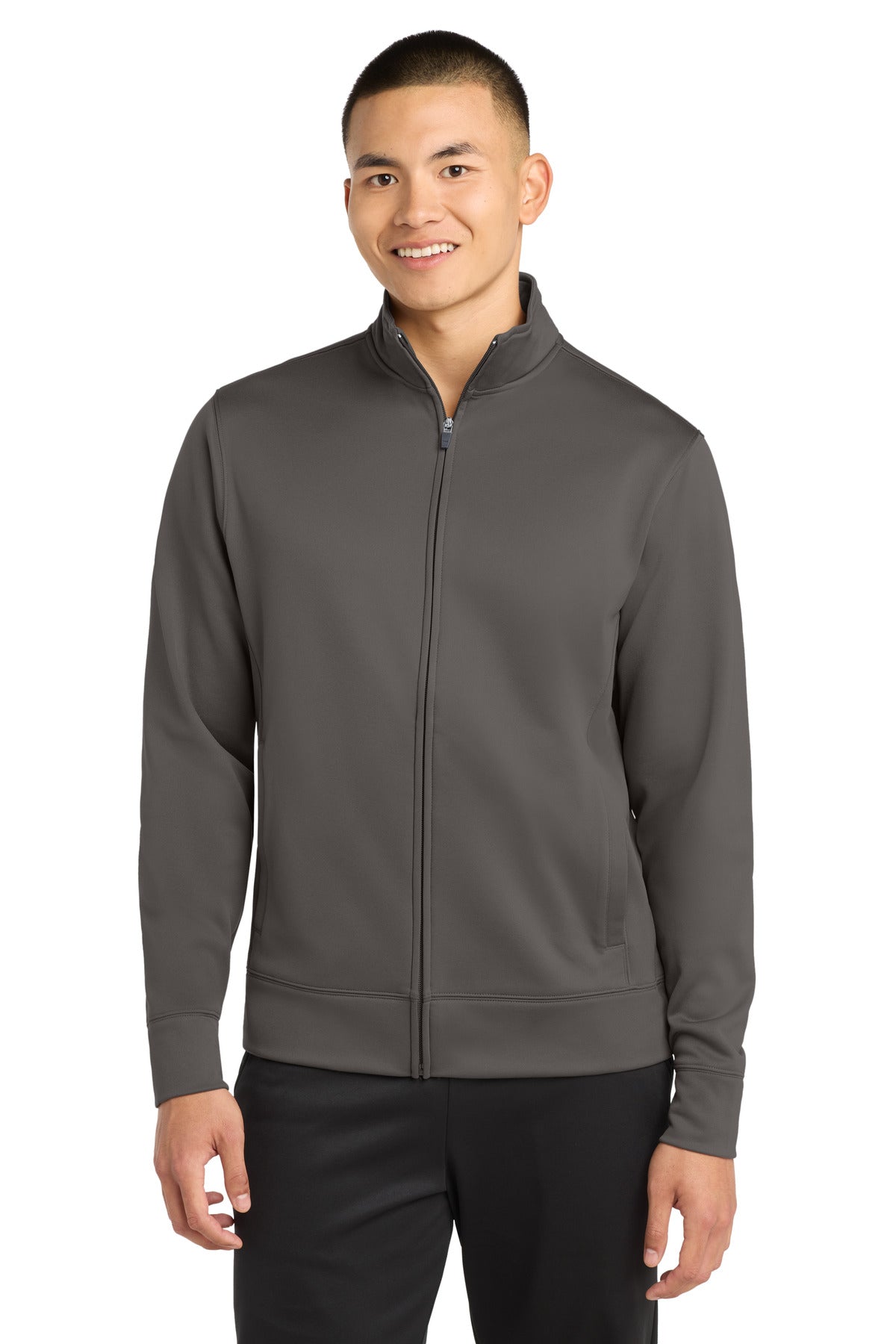 Custom Embroidery or DTF Print - Sport-Tek ®  Sport-Wick ®  Fleece Full-Zip Jacket.  ST241