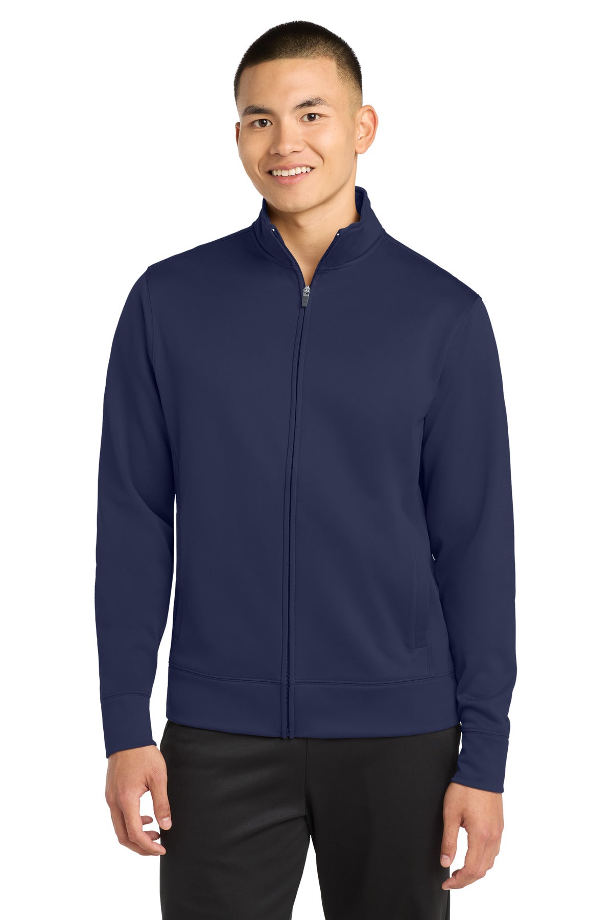 Custom Embroidery or DTF Print - Sport-Tek ®  Sport-Wick ®  Fleece Full-Zip Jacket.  ST241
