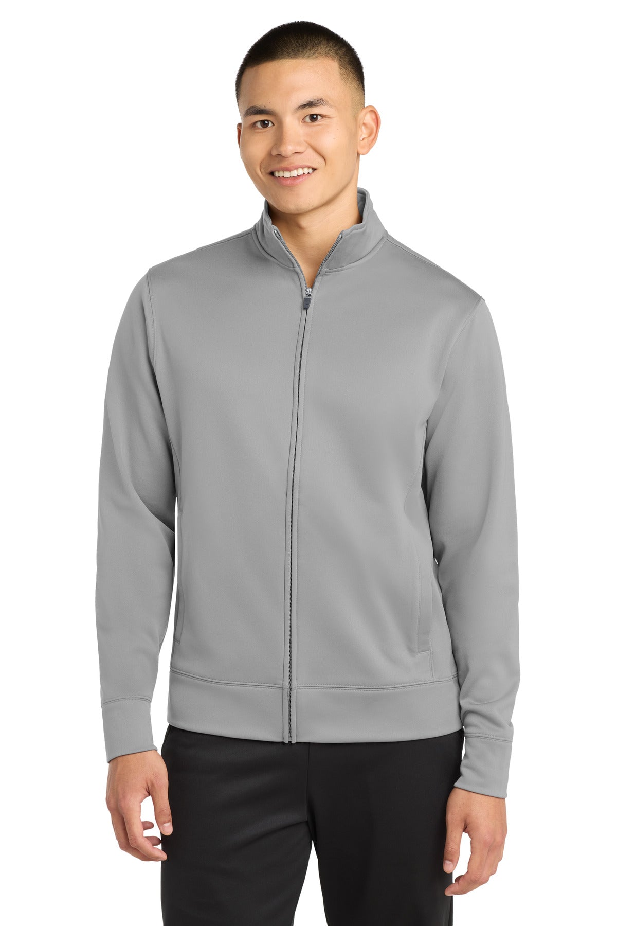 Custom Embroidery or DTF Print - Sport-Tek ®  Sport-Wick ®  Fleece Full-Zip Jacket.  ST241