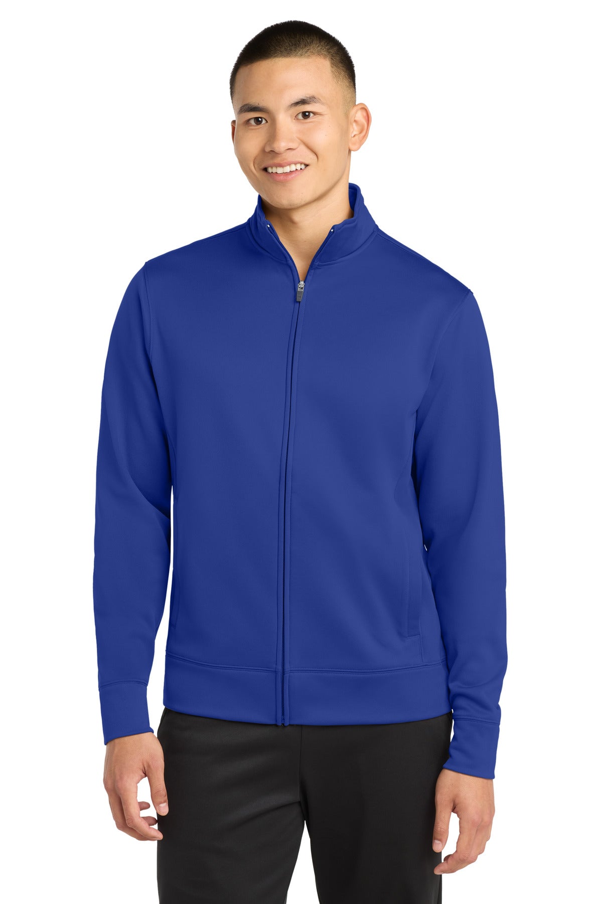 Custom Embroidery or DTF Print - Sport-Tek ®  Sport-Wick ®  Fleece Full-Zip Jacket.  ST241