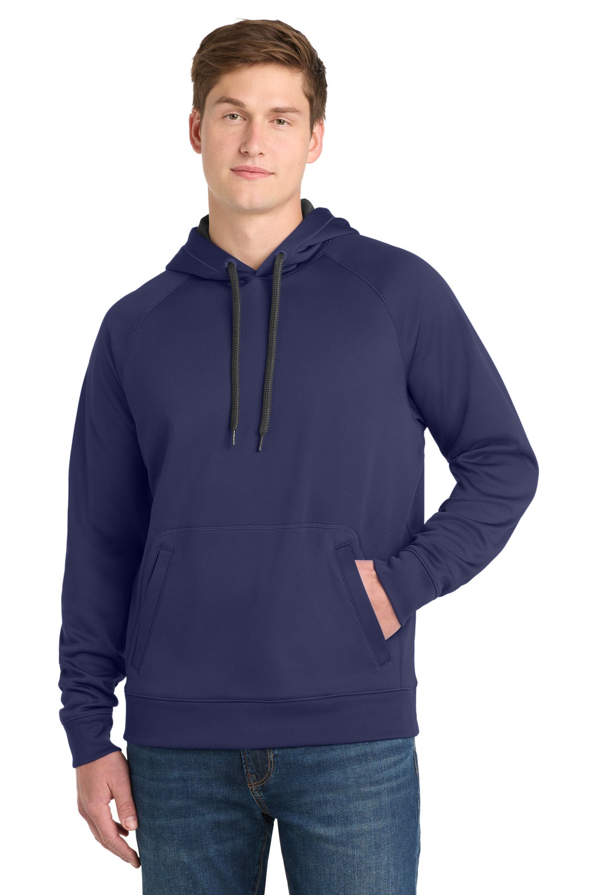 Custom Embroidered or DTF Print on Sport-Tek ®  Tech Fleece Hooded Sweatshirt. ST250